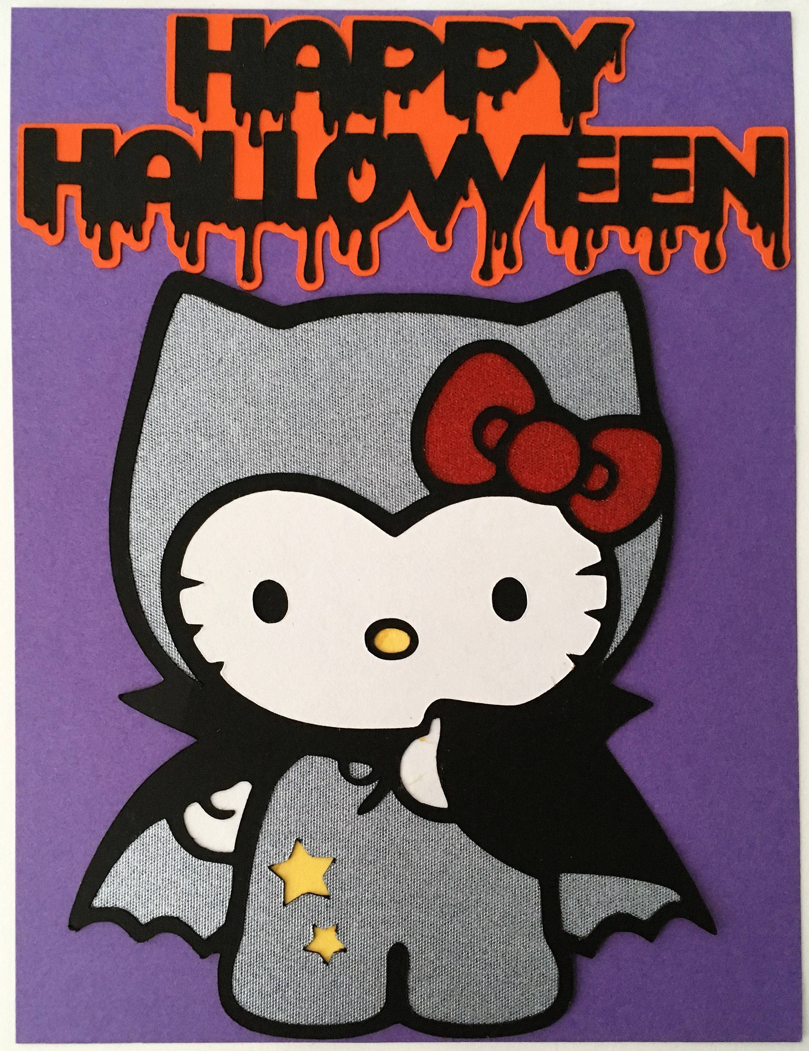 Γκρι Νυχτερίδα Hello Kitty Halloween Ταπετσαρία