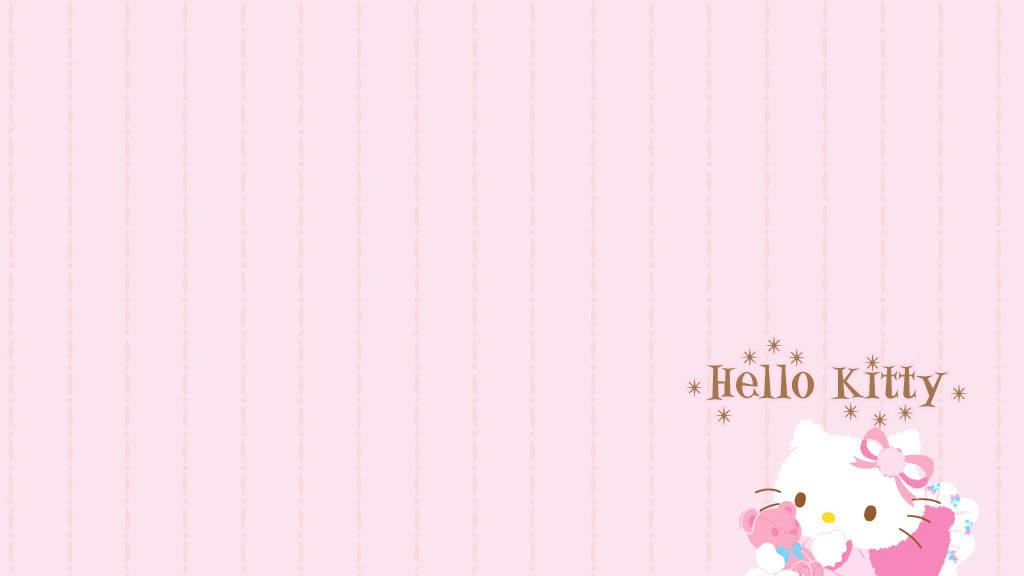 Γλυκιά Αισθητική Hello Kitty Ταπετσαρία