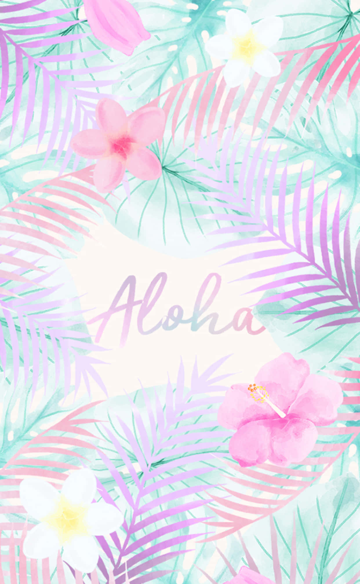 Γλυκό Aloha Καλοκαίρι iPhone Ταπετσαρία