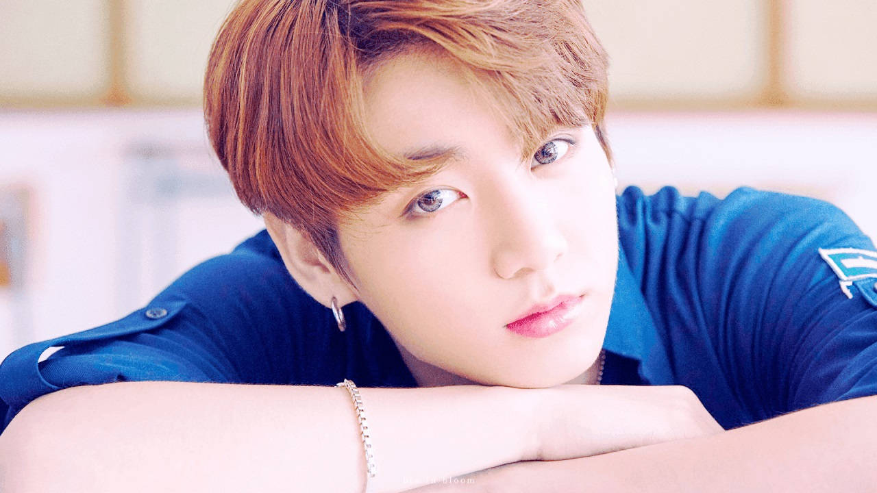 Γλυκό κοντινό πλάνο του Jungkook των BTS Ταπετσαρία