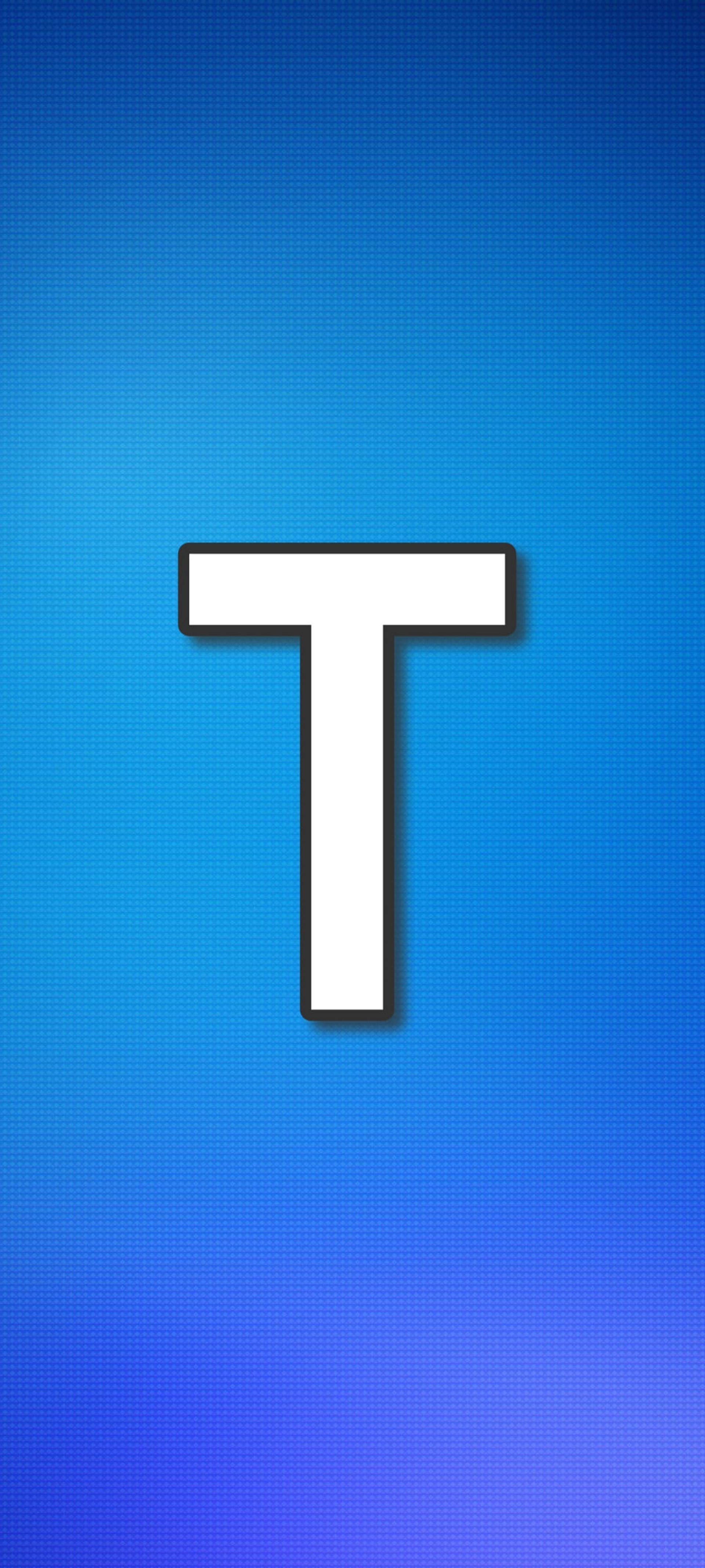 Μοτίβο Πλέγματος με το Γράμμα T Ταπετσαρία