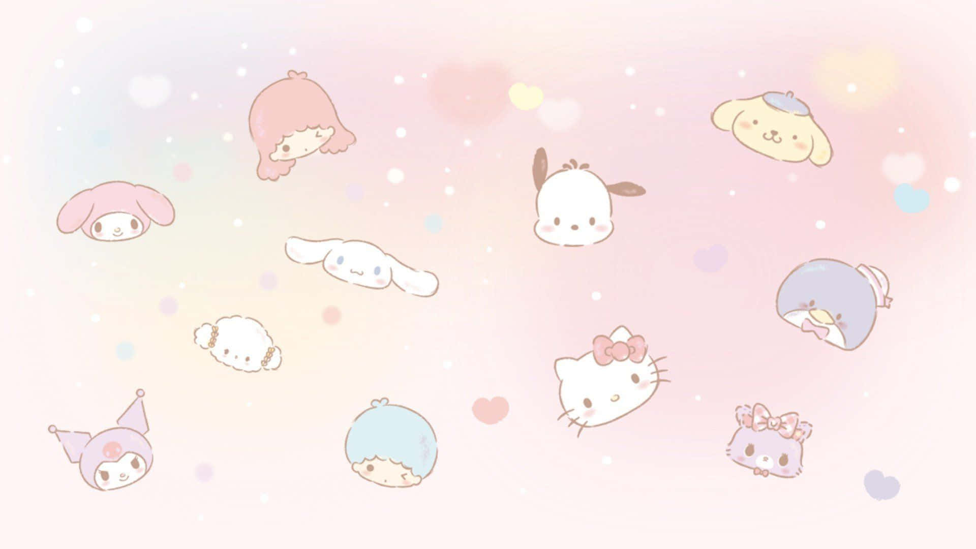 Δείξε το πνεύμα σου Sanrio με αυτή τη διασκεδαστική και πολύχρωμη ταπετσαρία