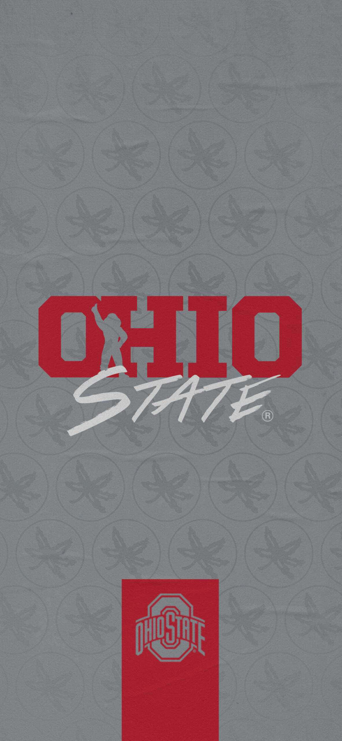 Δείξε το πνεύμα σου—Ohio State Football σε iPhone Ταπετσαρία