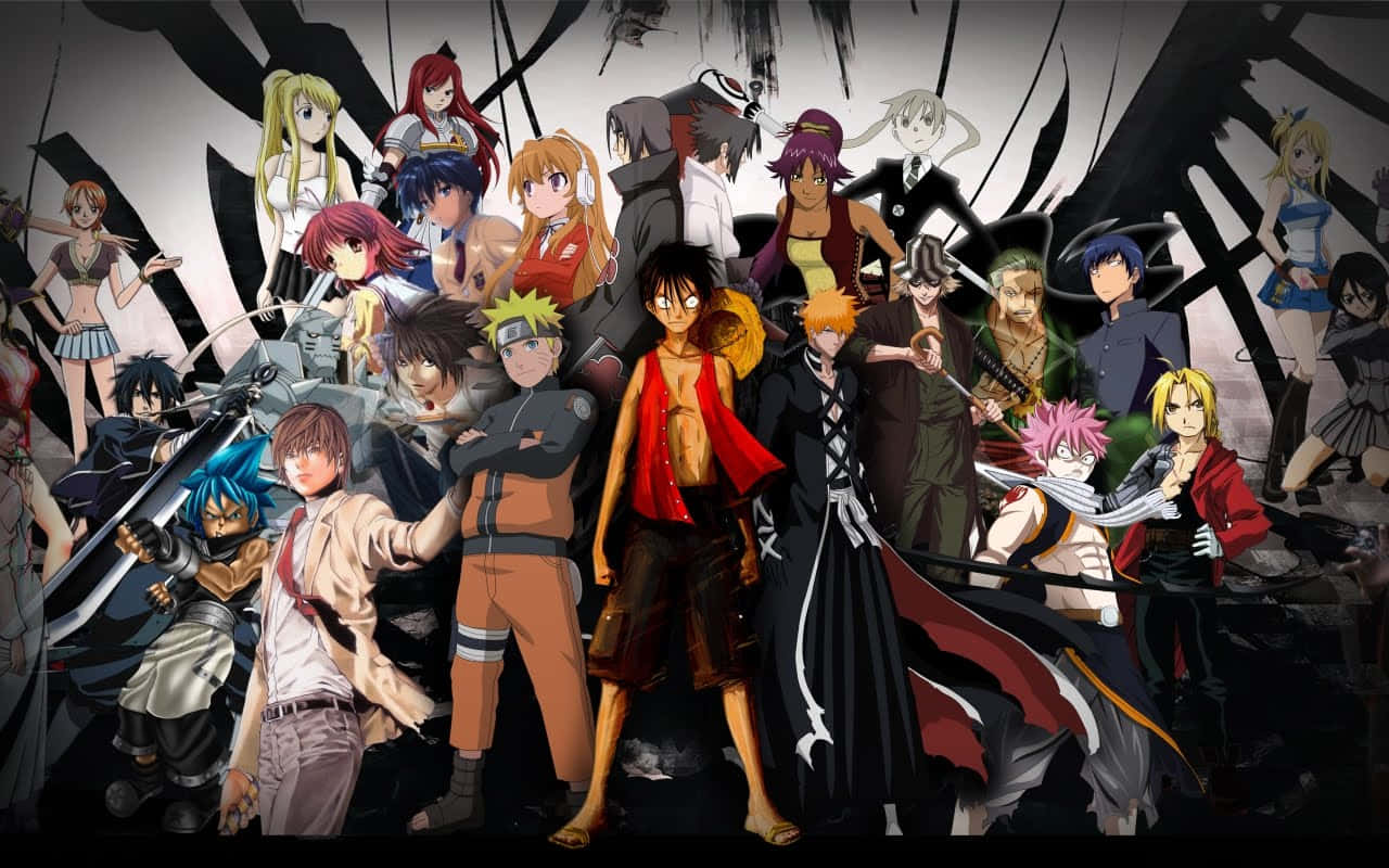 Διάσημοι Πρωταγωνιστές Anime Ταπετσαρία