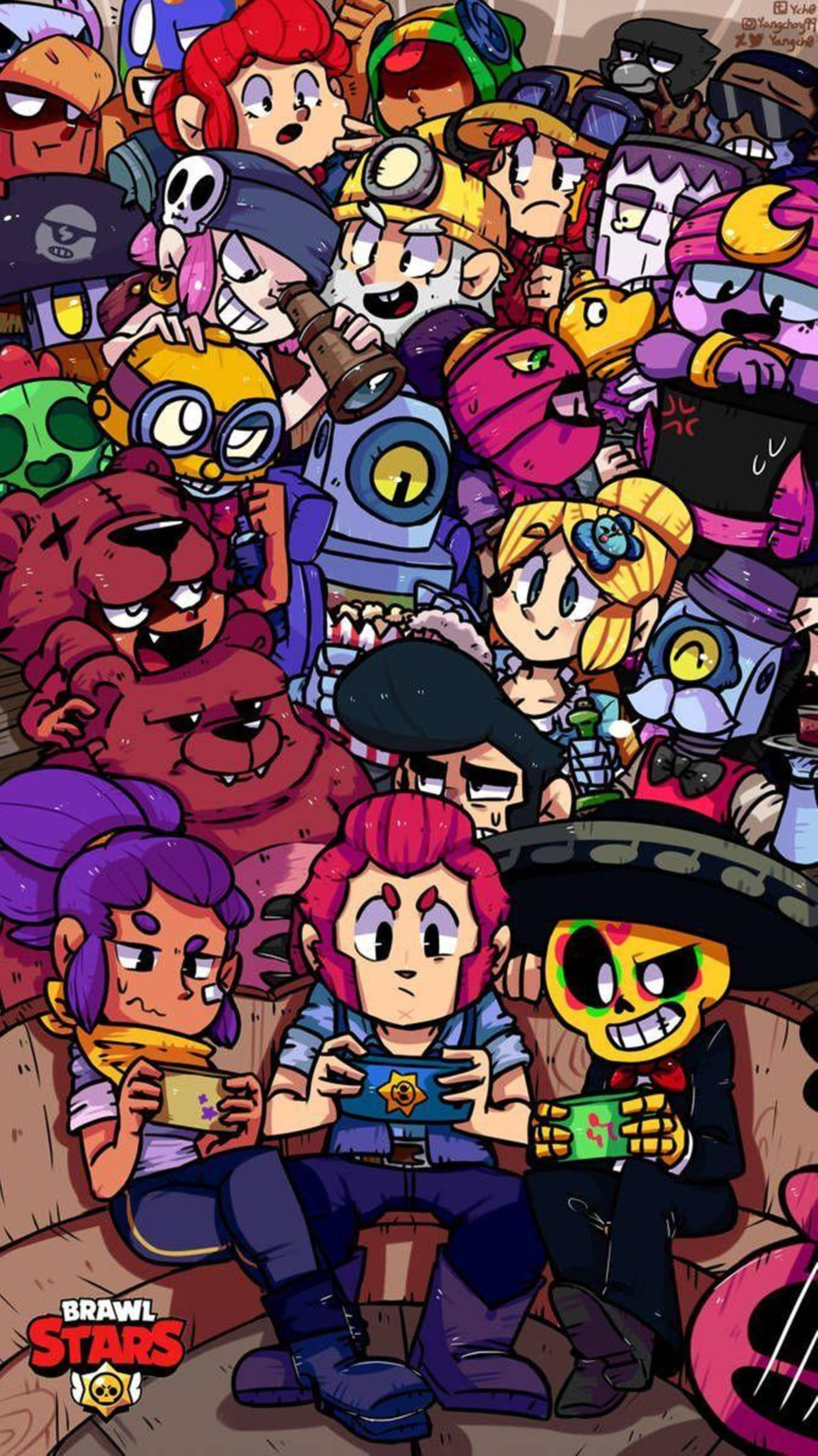 Διασκεδαστικό MOBA Game Brawl Stars 4K Ταπετσαρία