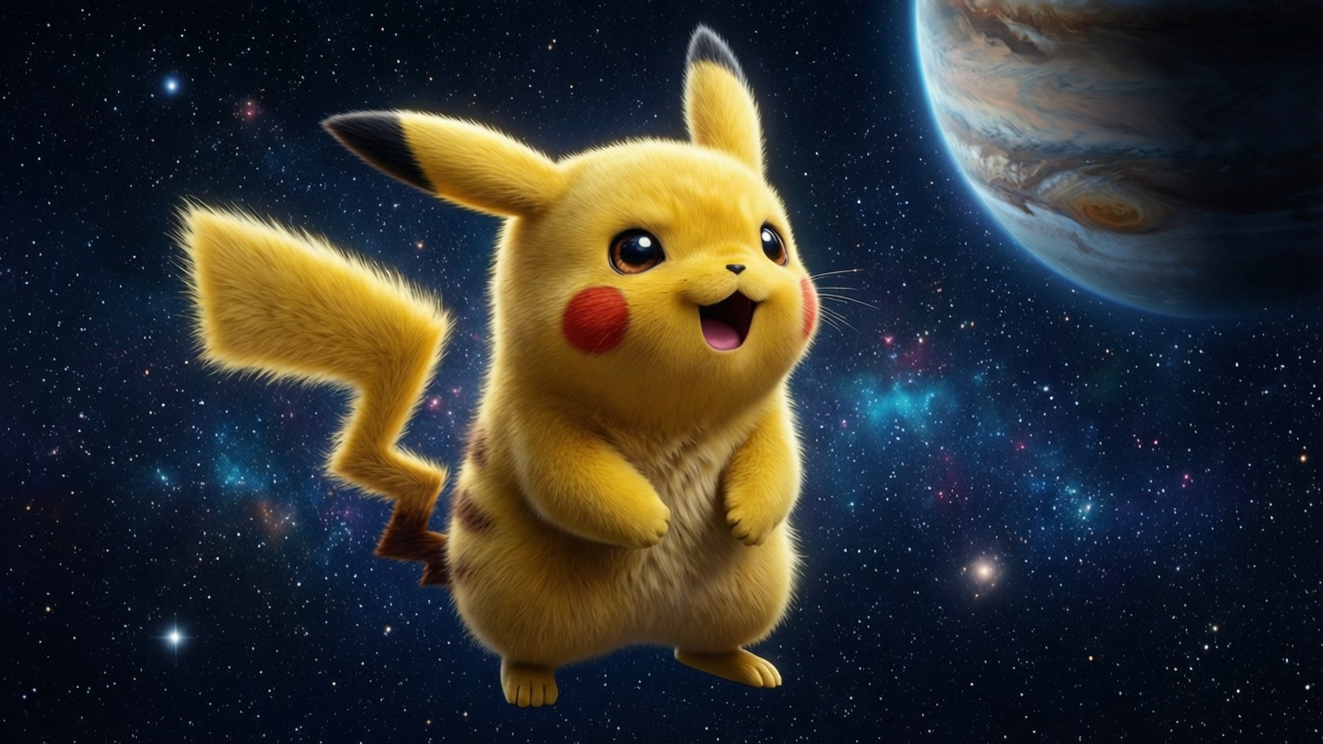 Διαστημικό Pikachu Ταπετσαρία