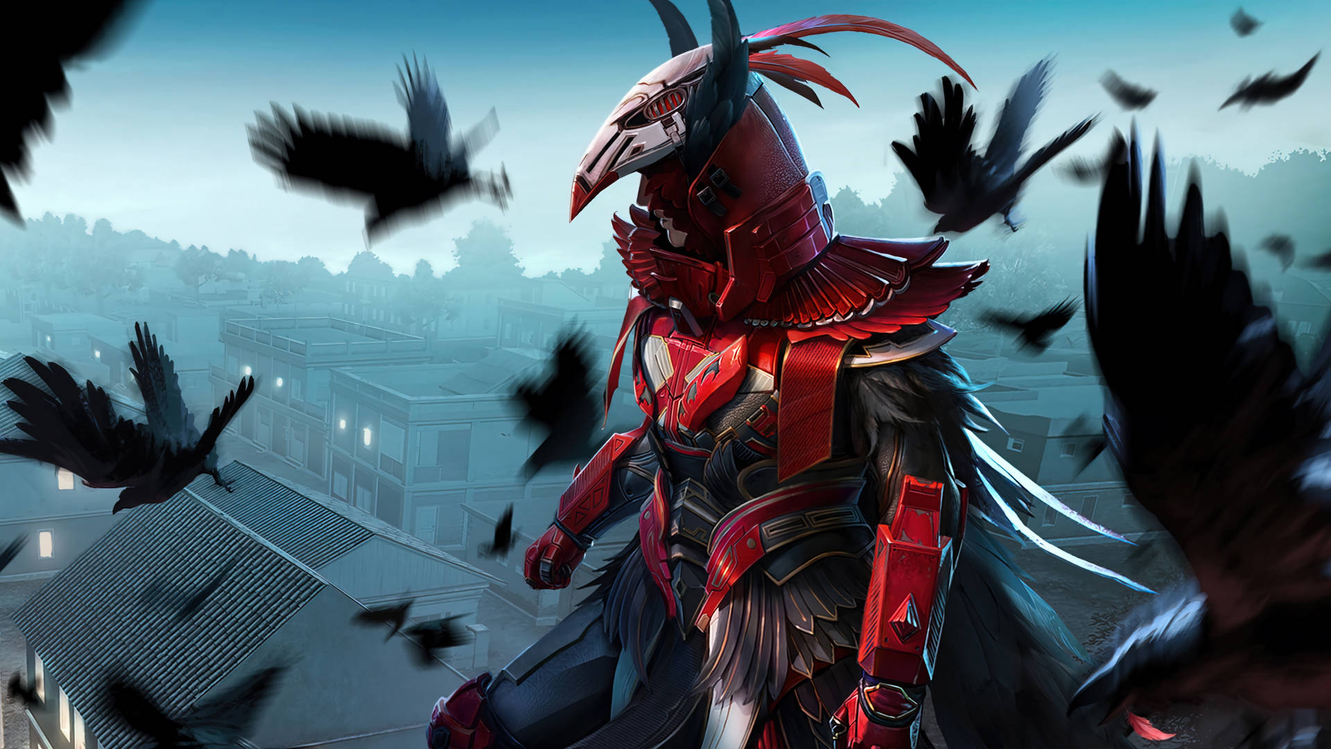 Διαφημιστικό PUBG Blood Raven X Suit Ταπετσαρία