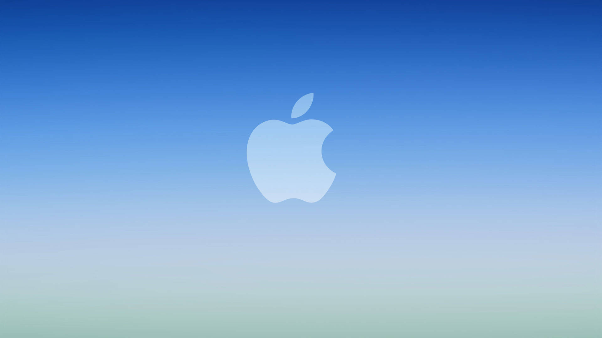 Δροσερή Μπλε Διαβάθμιση Apple Ταπετσαρία