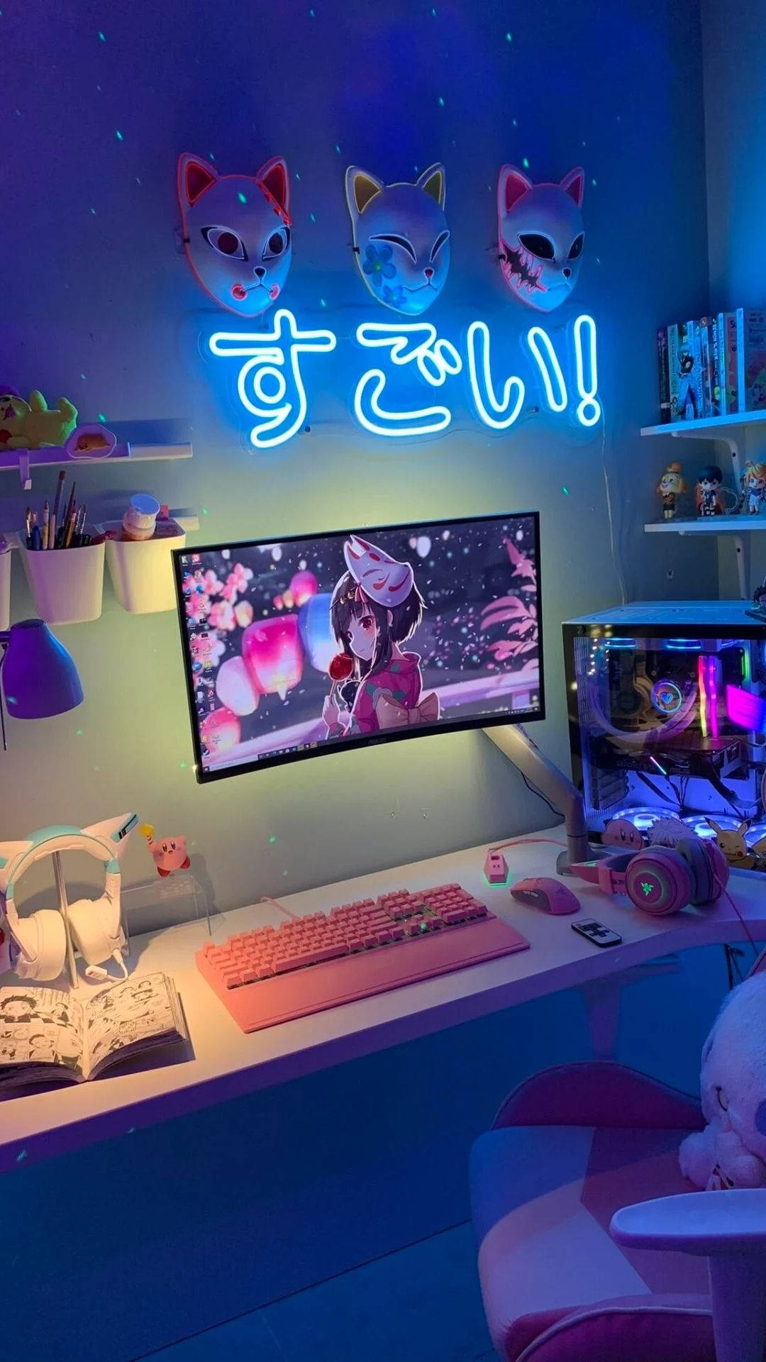 Δωμάτιο Anime Gamer Ταπετσαρία