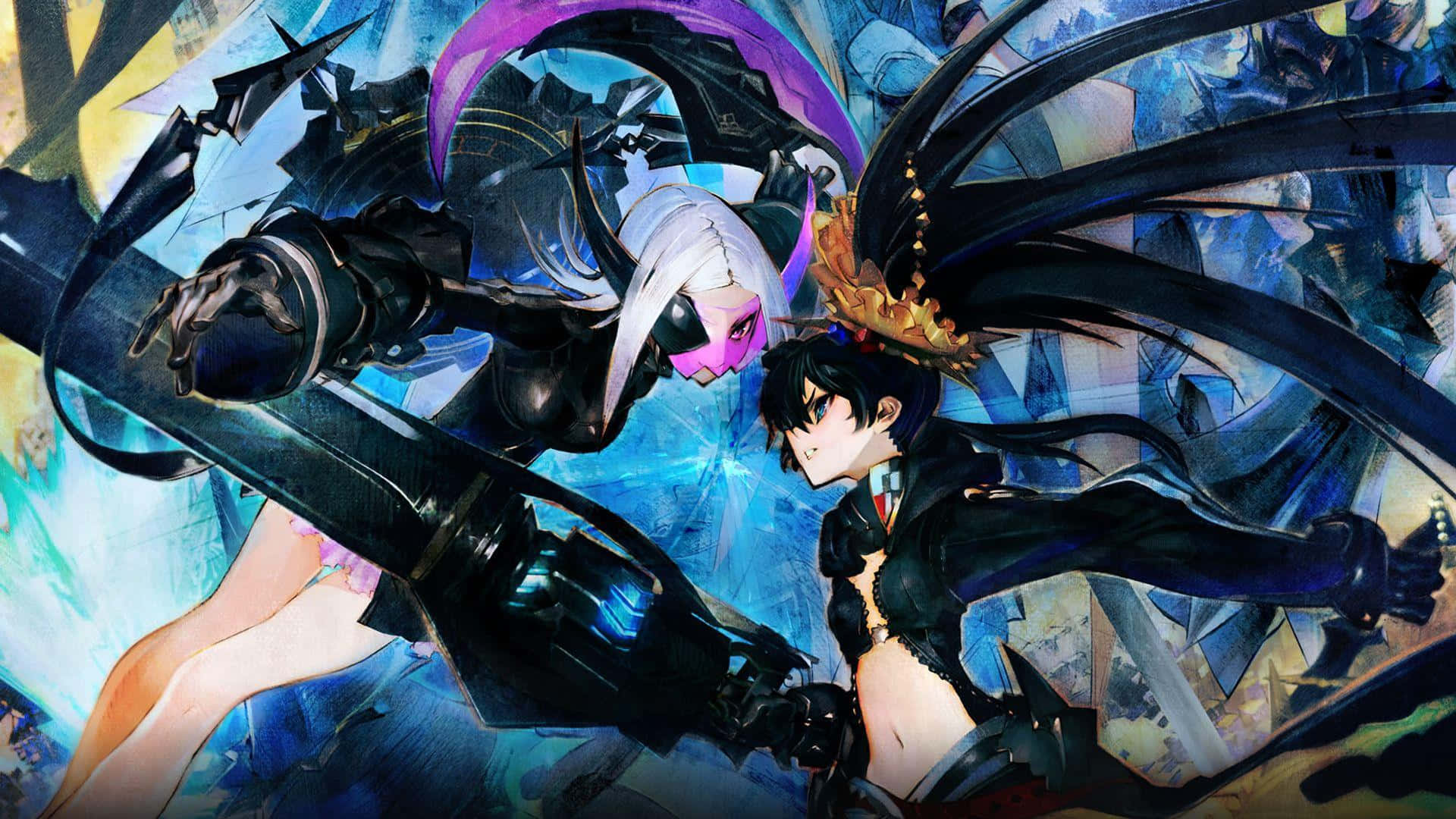 Δύο Anime Μαχητές Έτοιμοι για Μάχη Ταπετσαρία