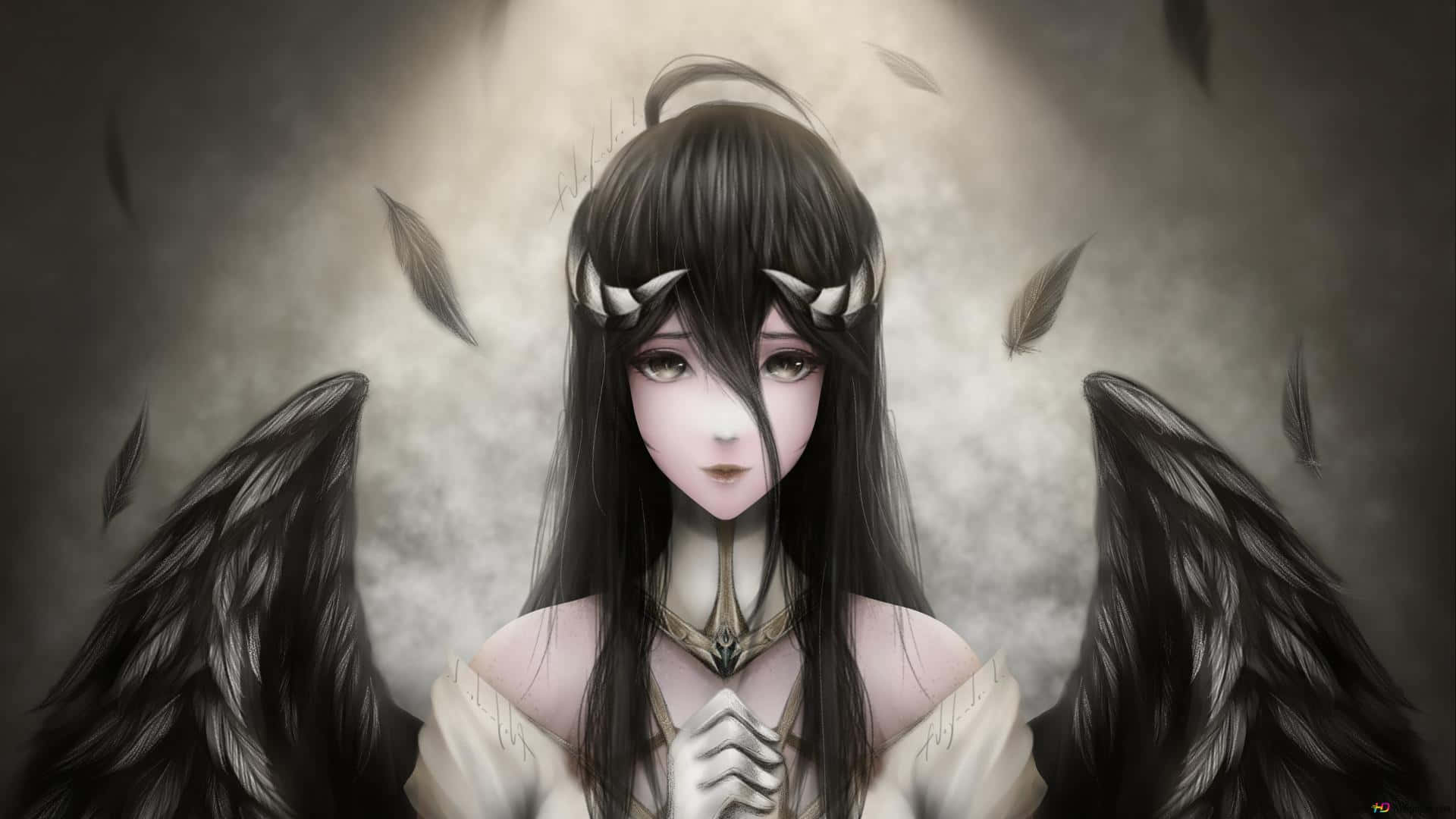 Δύο κορίτσια ντυμένα με μαύρο anime ντύσιμο, αγκαλιάζονται σε μια κοινή στιγμή Ταπετσαρία