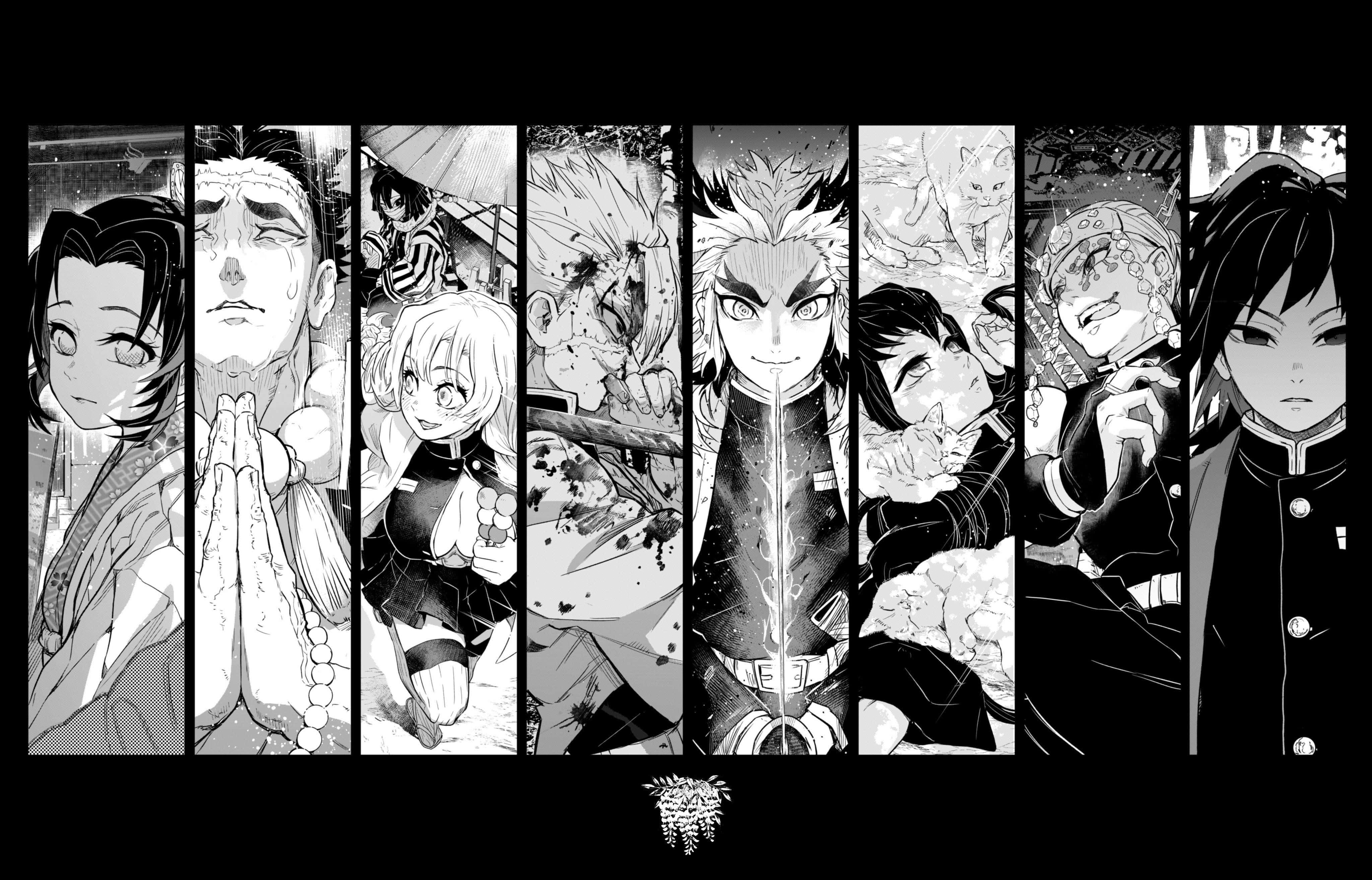 Εικονογραφία Manga του Demon Slayer Ταπετσαρία