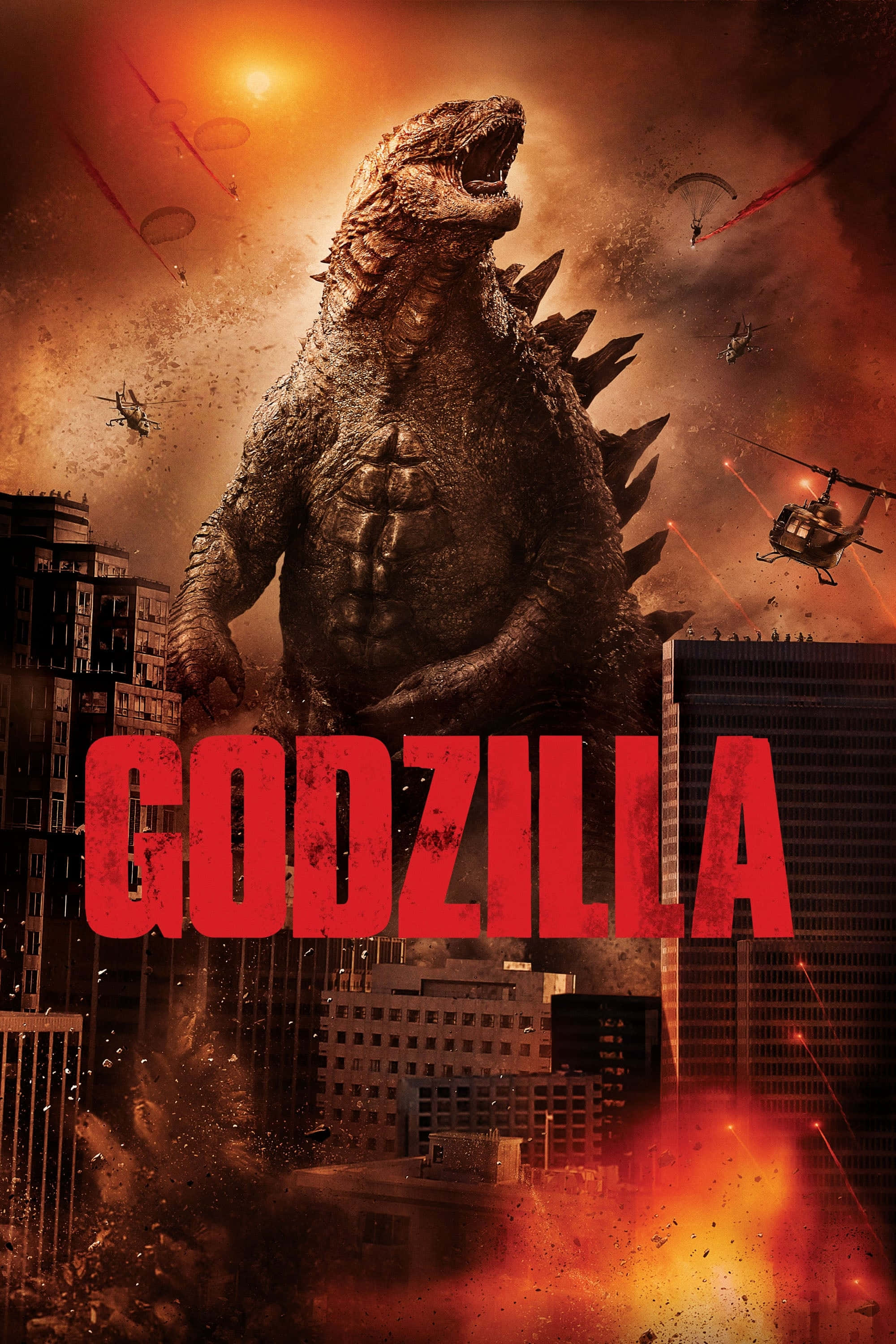 Εικόνα Αφίσας Ταινίας Godzilla Στην Πόλη Ταπετσαρία