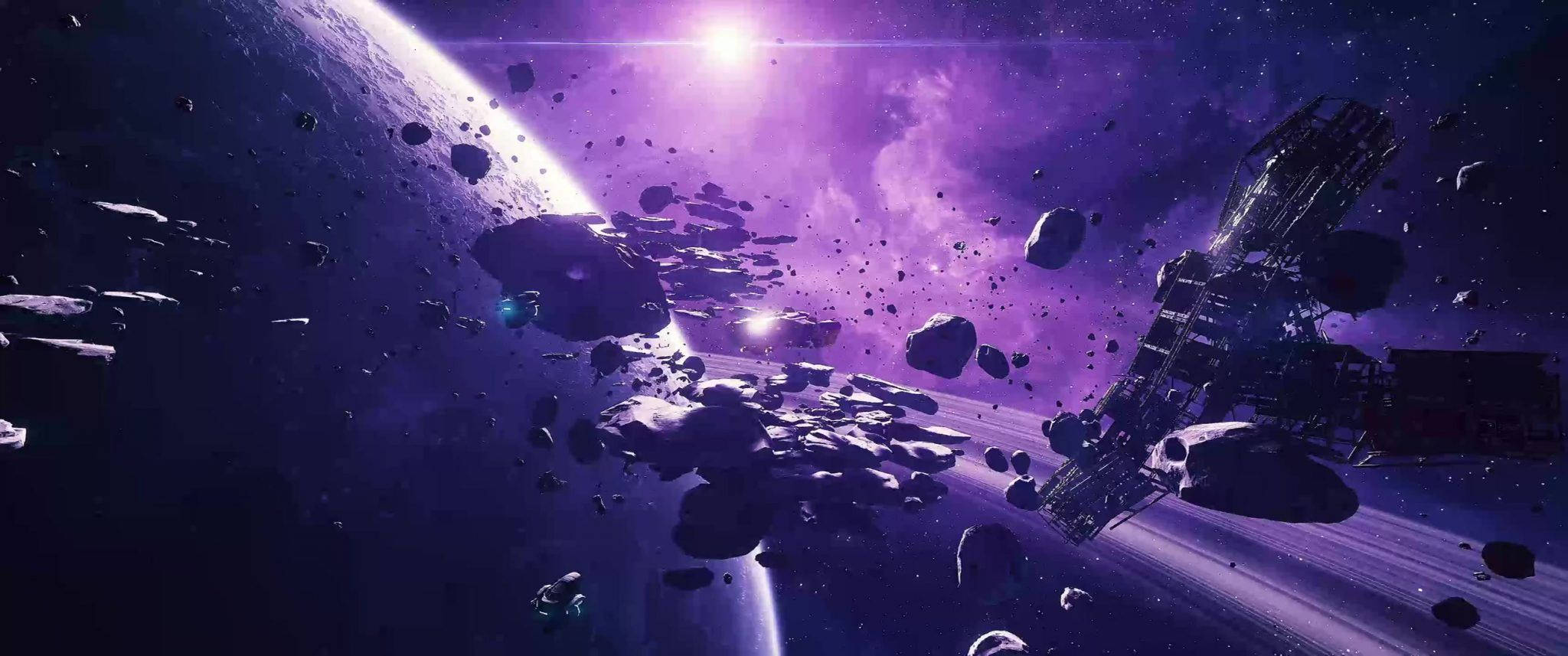 Εικόνα "Ζήστε τα θαύματα του διαστήματος σε πραγματική υψηλή ευκρίνεια με μια εξαιρετικά ευρεία οθόνη" Ταπετσαρία