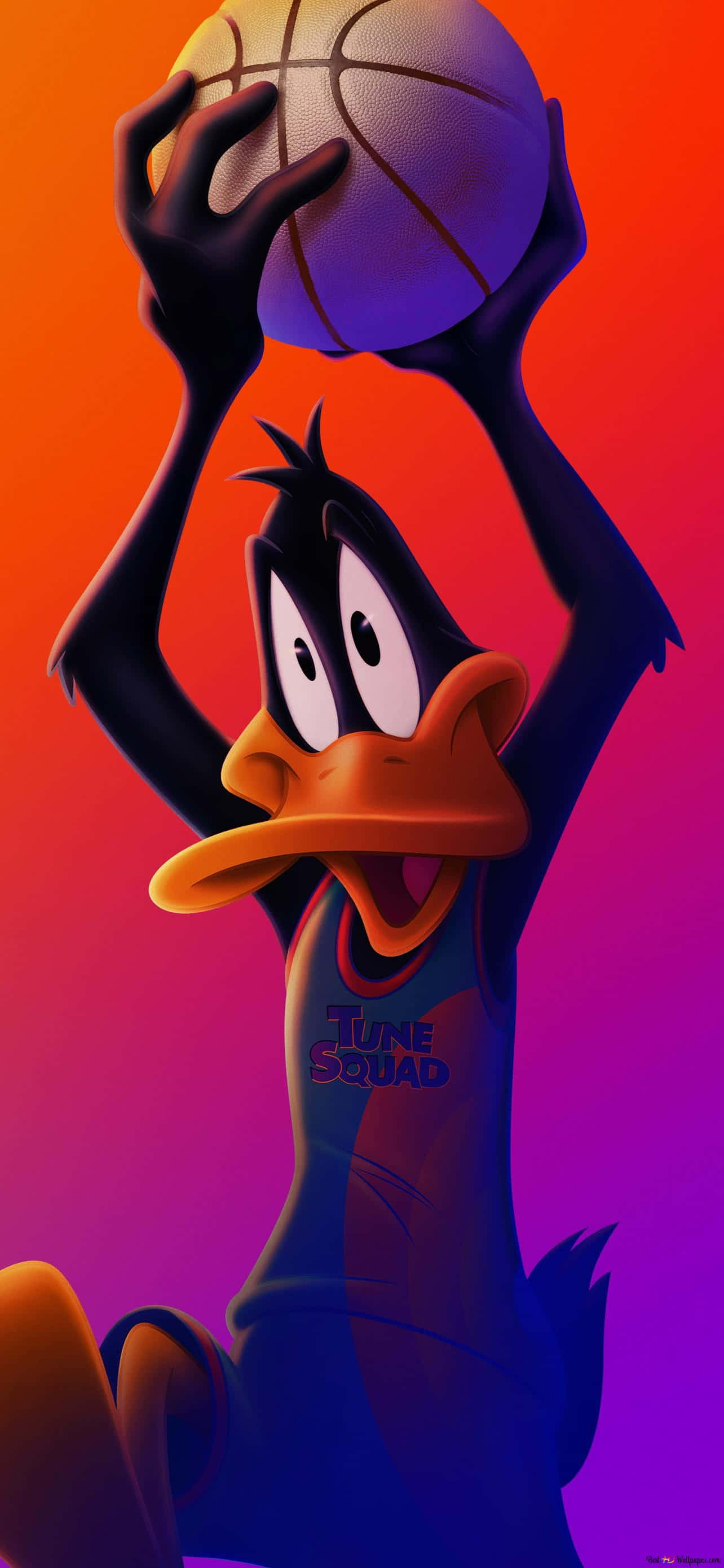 Εικόνα Καρτούν Χαρακτήρα Daffy Duck Ταπετσαρία
