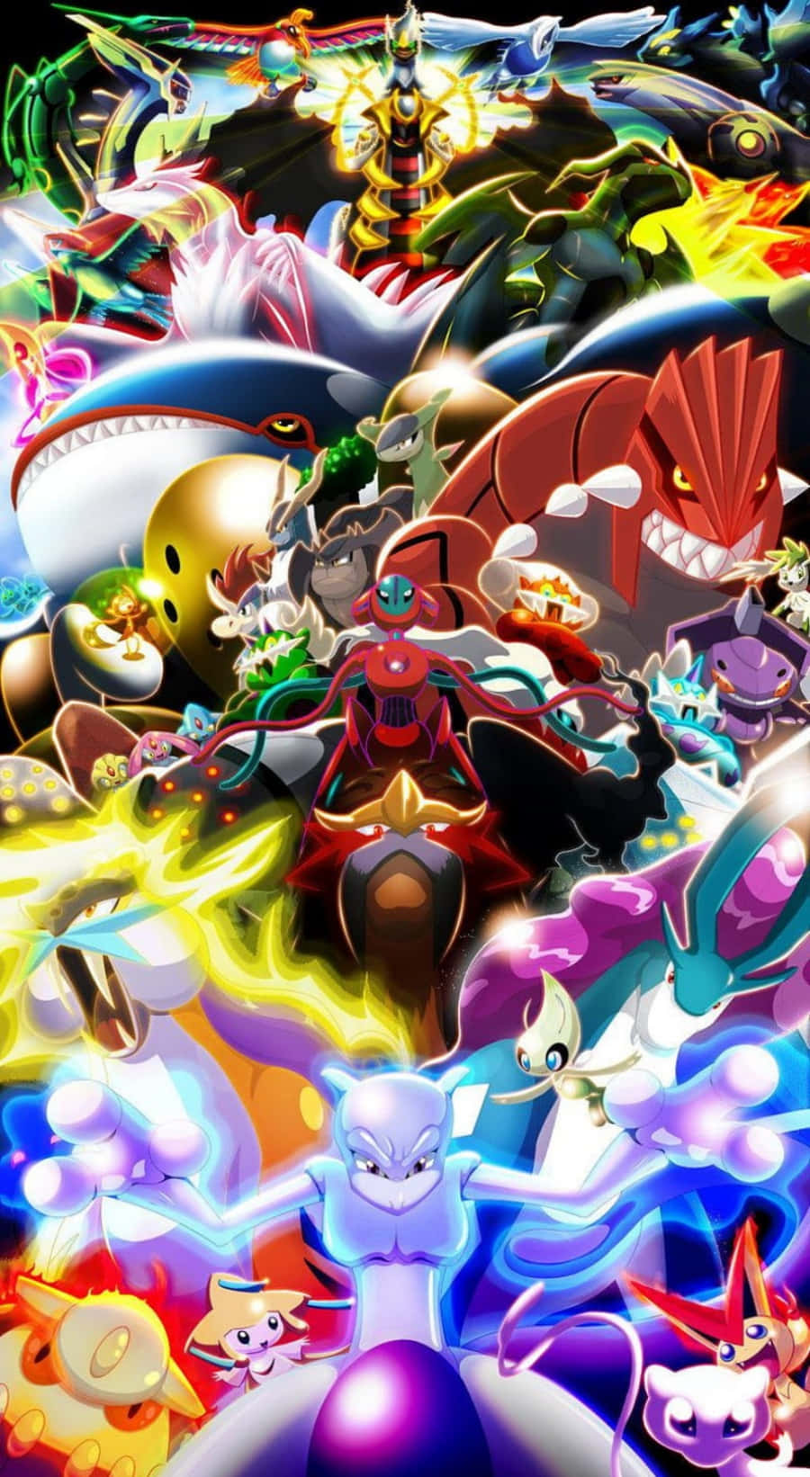 Εικόνα κινητού με όλα τα θρυλικά Pokémon Ταπετσαρία