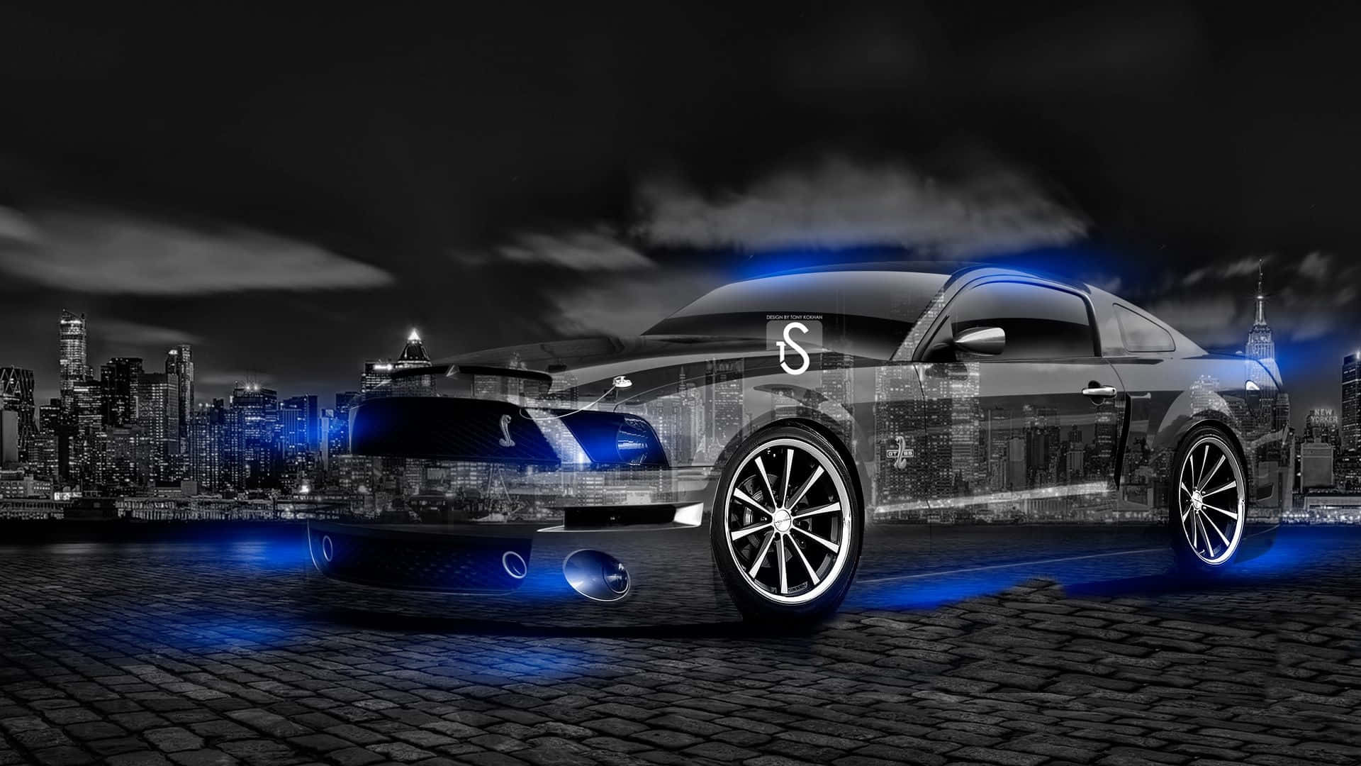 Εικόνα με ένα κουλ φουτουριστικό αυτοκίνητο Ταπετσαρία