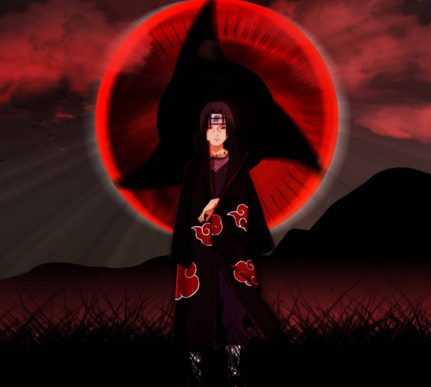 Εικόνα Προφίλ Mangekyo Sharingan Uchiha Itachi Ταπετσαρία