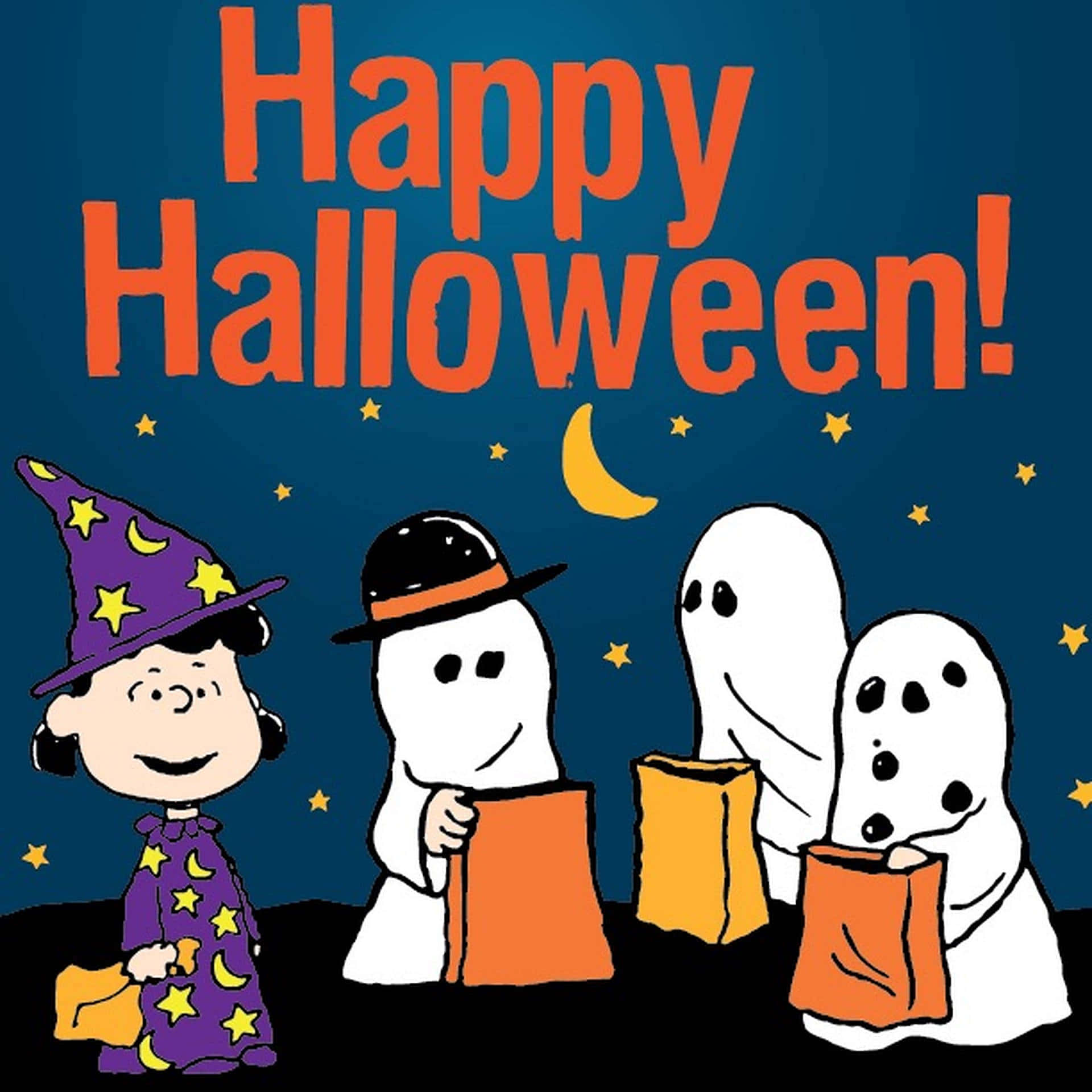 Εικόνες Halloween του Τσάρλι Μπράουν Ταπετσαρία