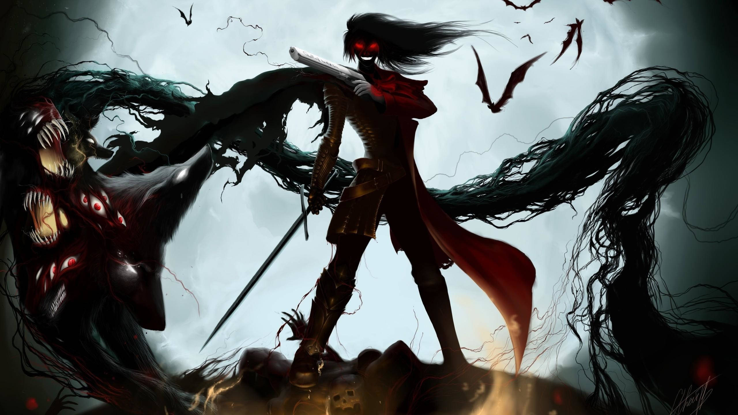 Εκκεντρικό Anime Pfp Alucard Ταπετσαρία