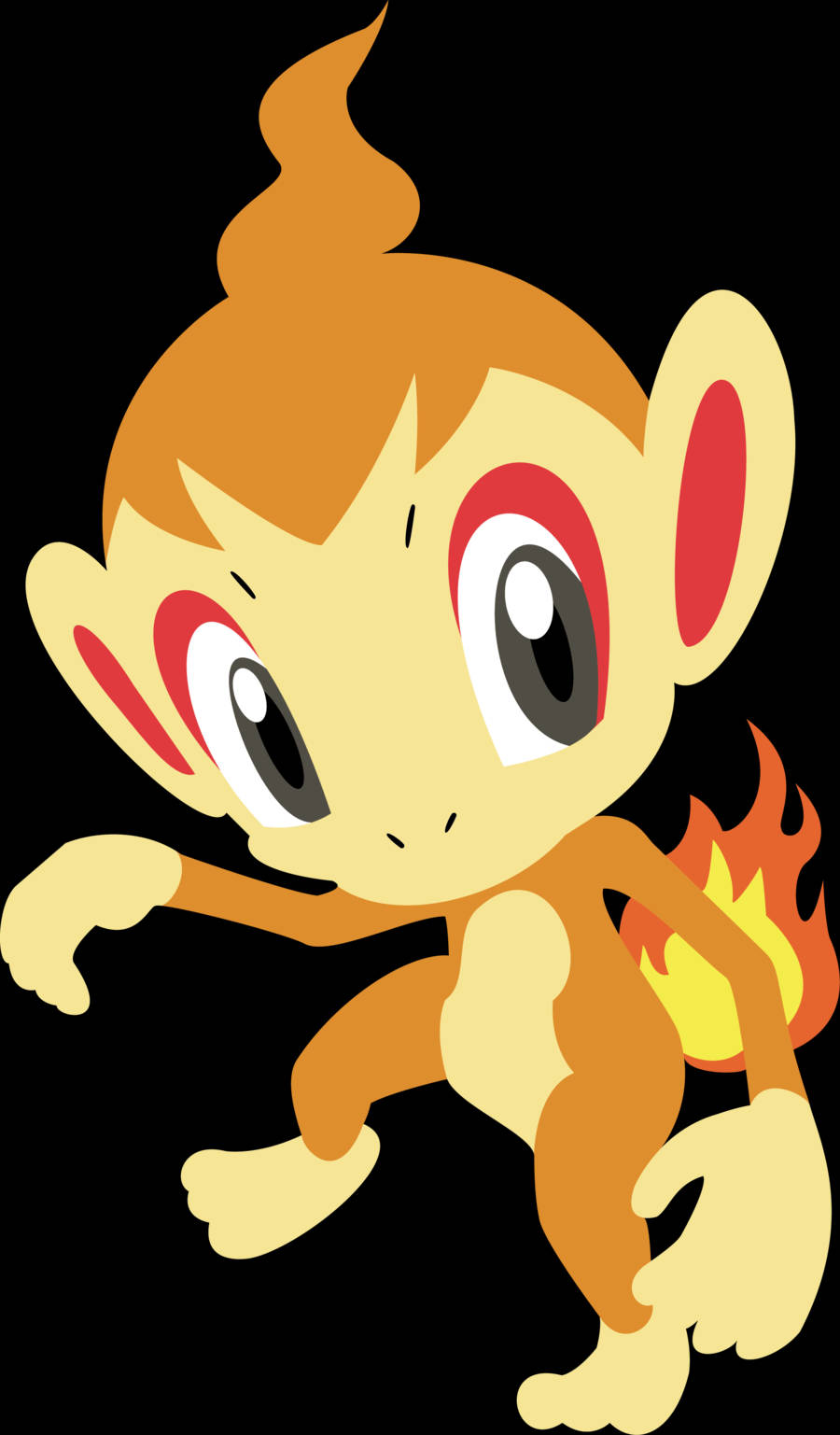 Εκπληκτική Fan Art του Pokemon Chimchar Ταπετσαρία