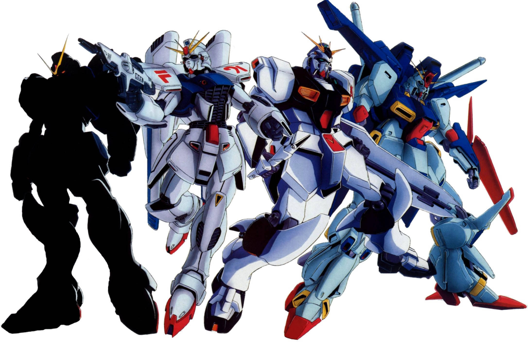 Εντυπωσιακά Mobile Suit Gundams σε Δράση Ταπετσαρία