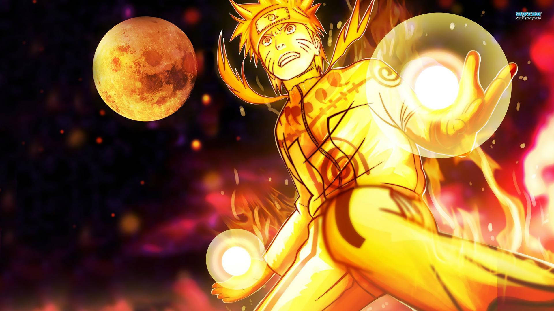 Εντυπωσιακή Έκρηξη Τσάκρα του Naruto Ταπετσαρία