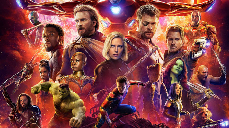 Εντυπωσιακό Εκδικητές Infinity War Ταπετσαρία