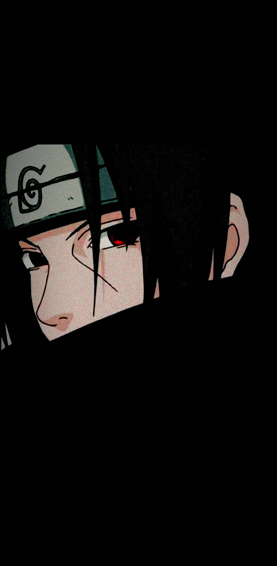 Εντυπωσιακό Κοντινό Πλάνο Akatsuki Uchiha Itachi PFP Ταπετσαρία
