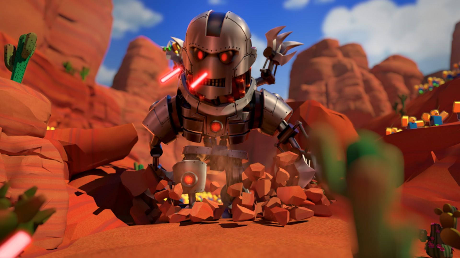 Καλή ταπετσαρία avatar ρομπότ στο παιχνίδι Roblox. — Roblox Ταπετσαρία