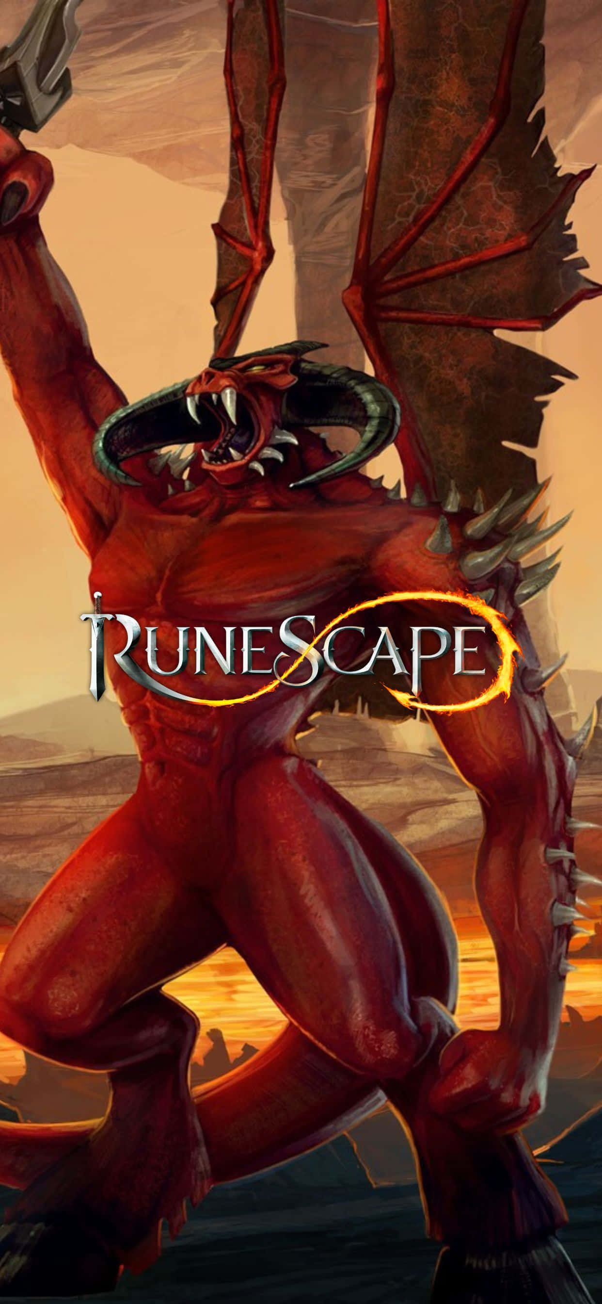 Εξερευνήστε τον κόσμο του Runescape στο iPhone Xs Max Ταπετσαρία