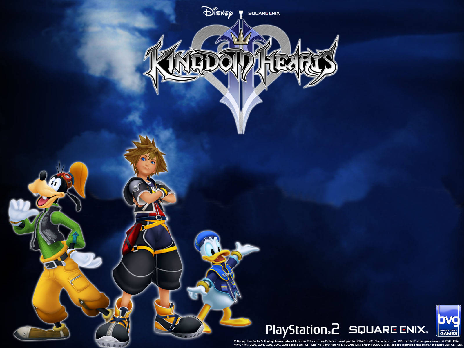 Εξώφυλλο για το Λογότυπο Kingdom Hearts — Anime κινούμενο Ταπετσαρία