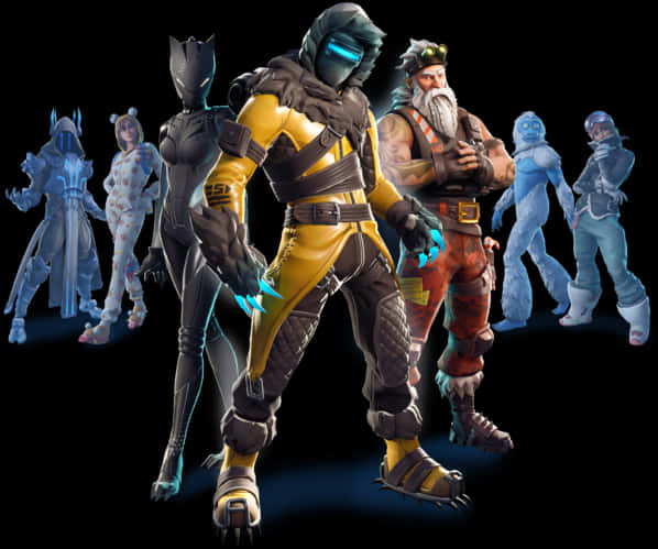 Επίδειξη Χαρακτήρων Fortnite Ταπετσαρία