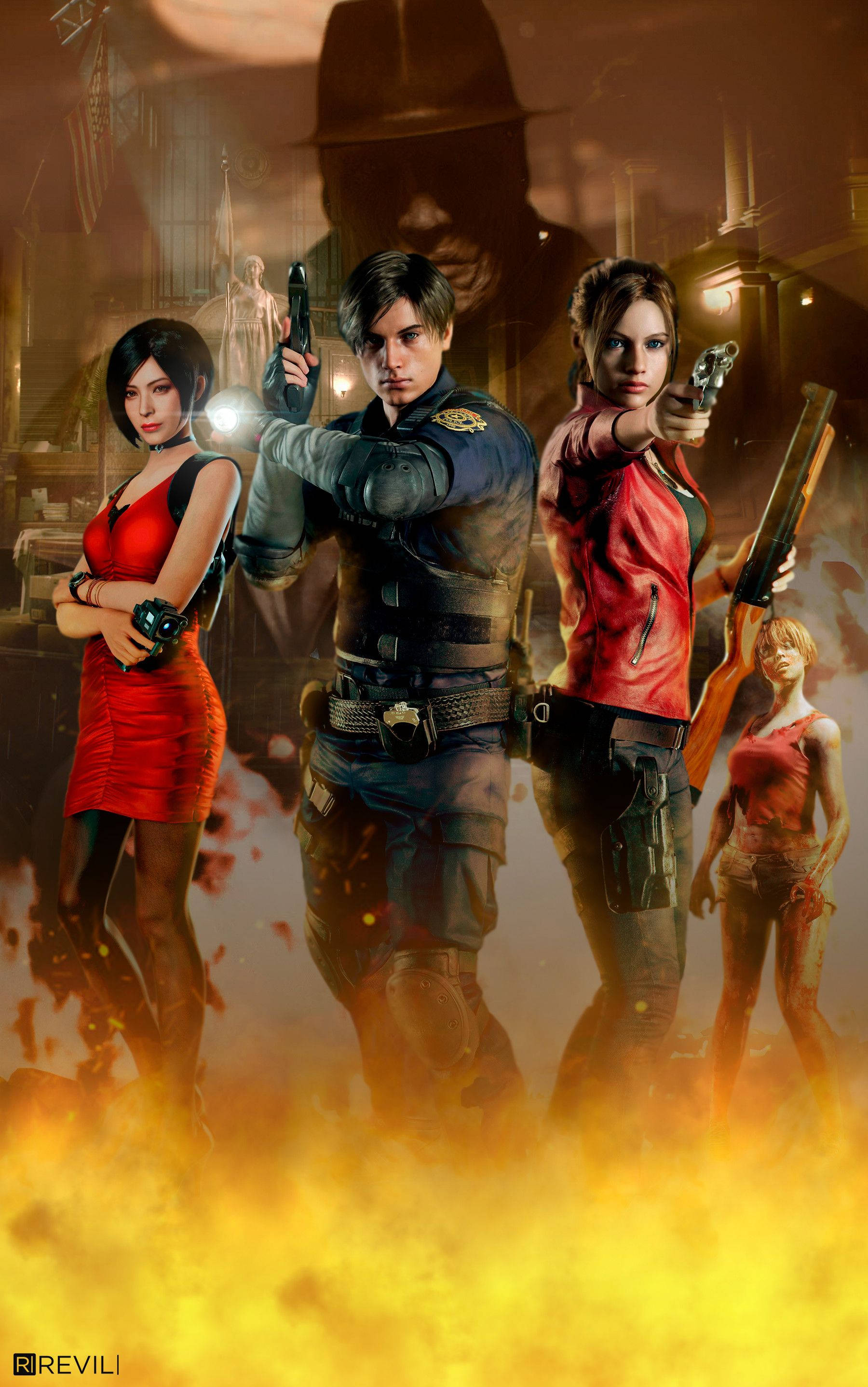 Επιβιώστε από την αποκάλυψη ζόμπι με την Claire Redfield στους δρόμους του Raccoon City. Ταπετσαρία