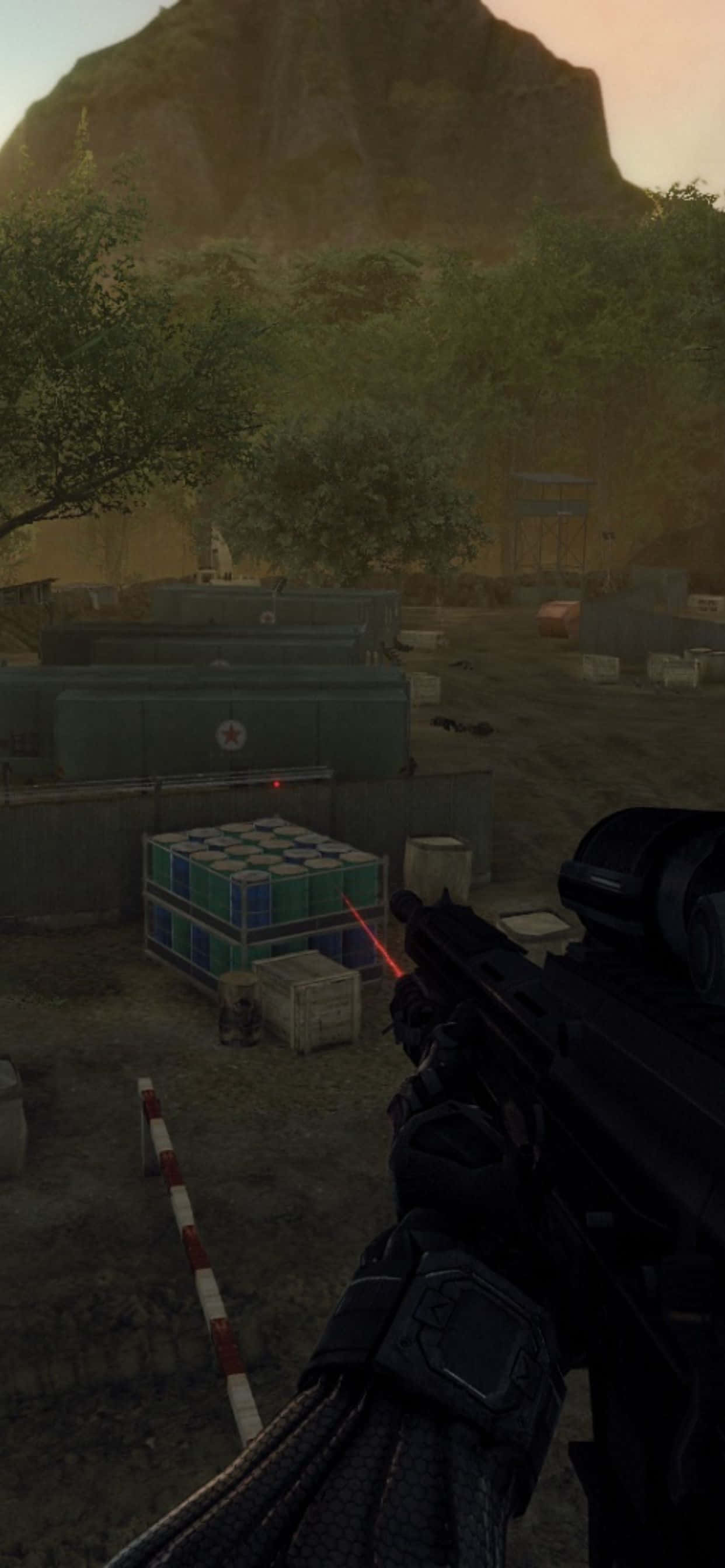 Επικά Γραφικά από το Παιχνίδι Crysis Warhead στο iPhone Xs Max Ταπετσαρία