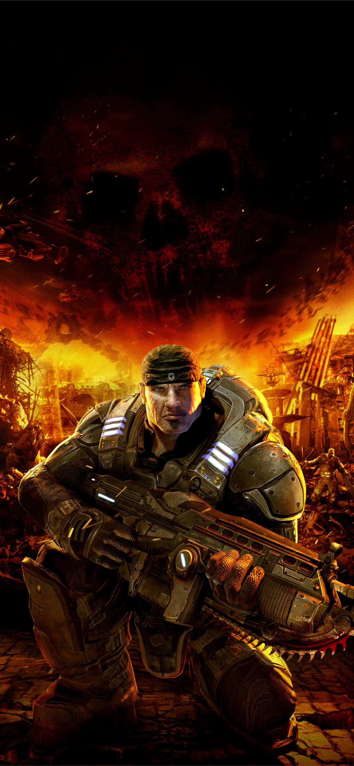 Επική Σκηνή Μάχης - Gears of War 5 Ταπετσαρία για iPhone XS Ταπετσαρία