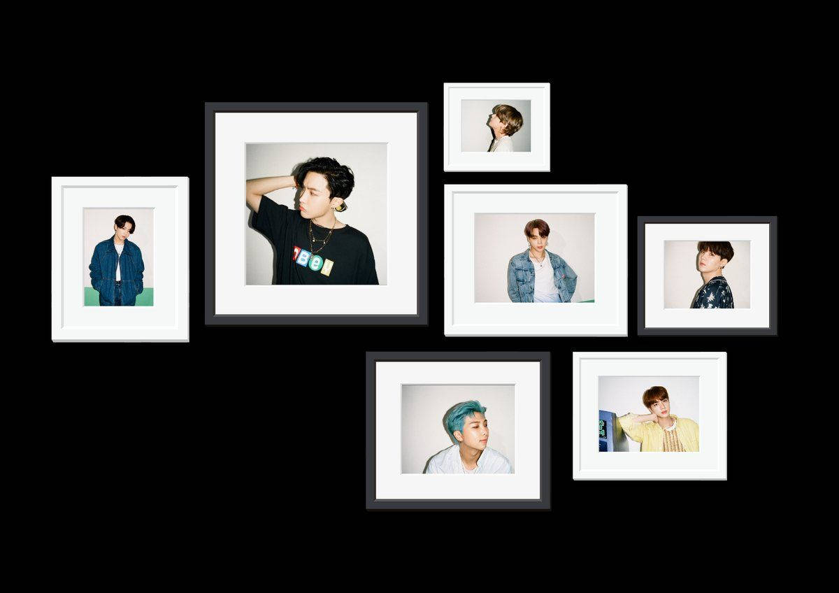 Επιτραπέζια Ταπετσαρία BTS Polaroid Ταπετσαρία