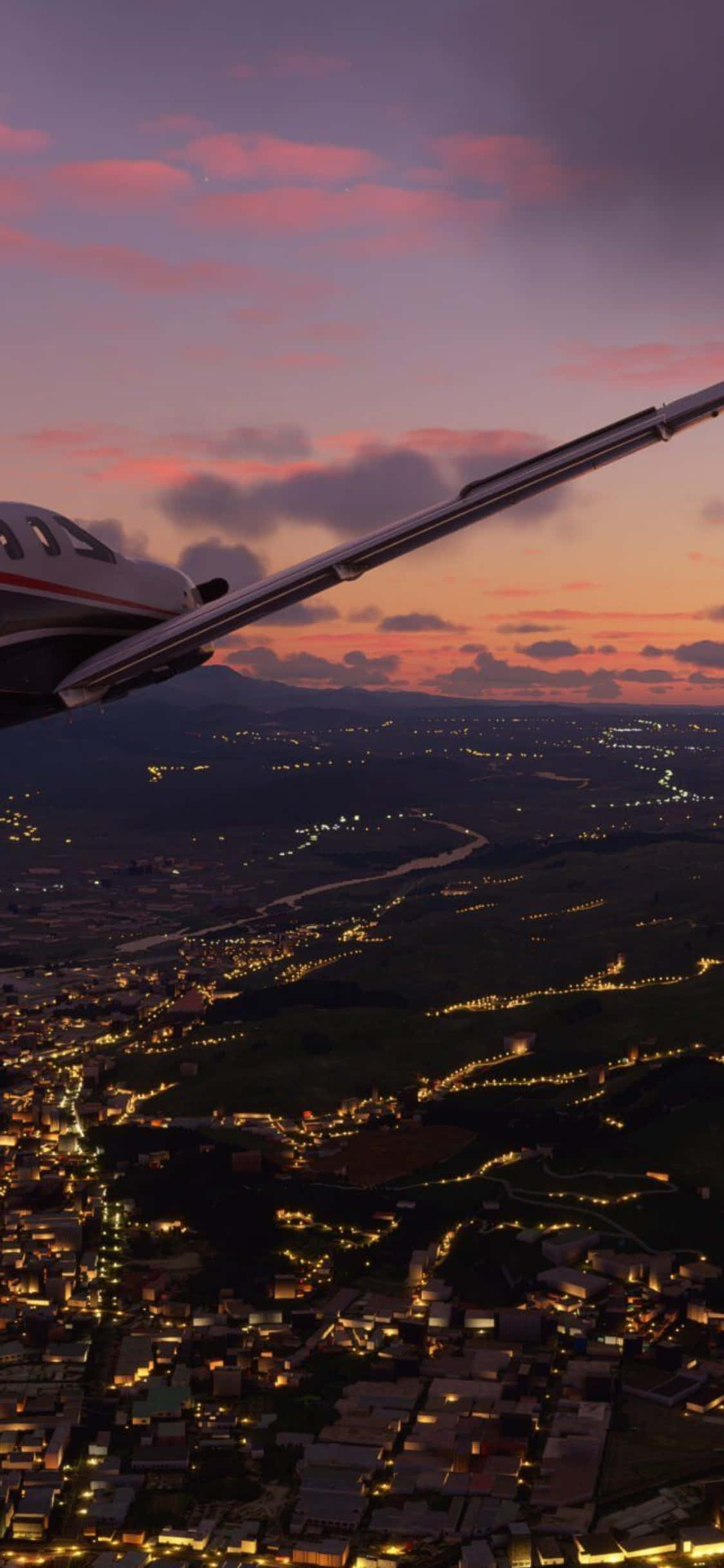 Βιώστε τη συγκίνηση της πτήσης με το Microsoft Flight Simulator στο ισχυρό iPhone XS Ταπετσαρία