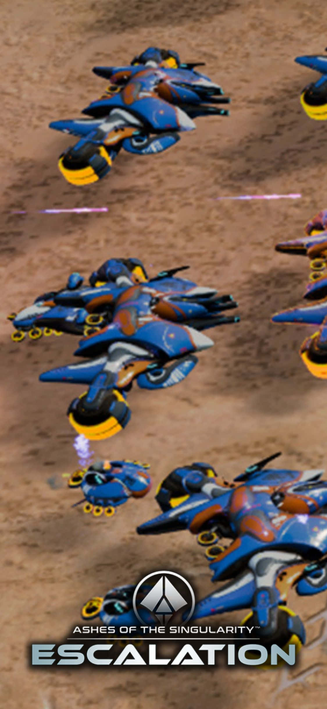 Ζήστε το Ashes Of The Singularity Escalation στο iPhone X Ταπετσαρία