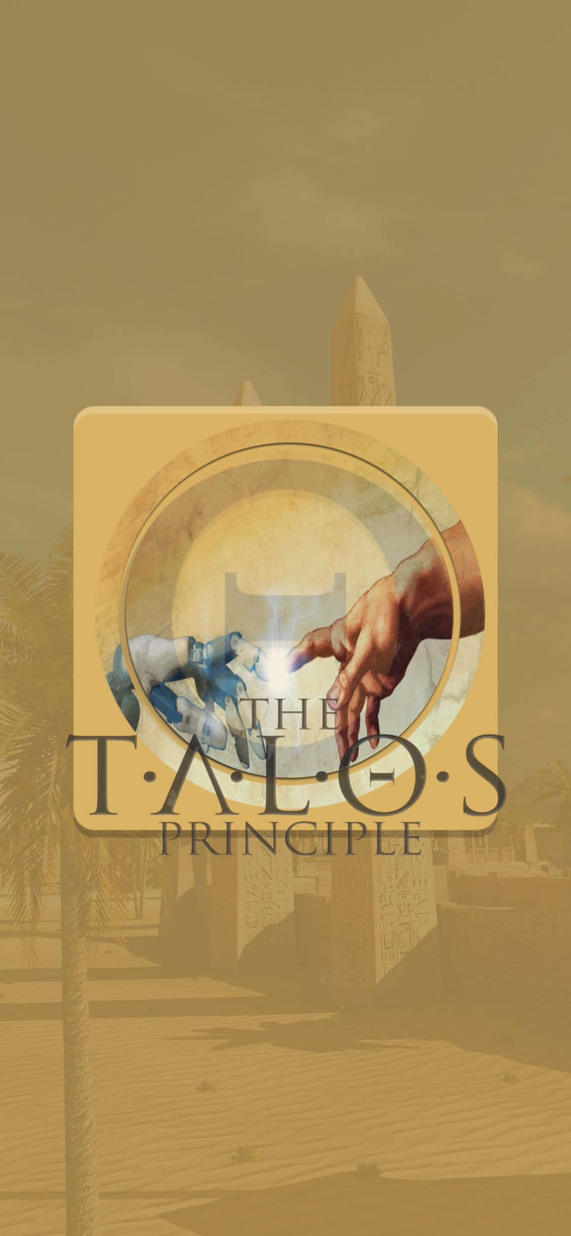 Ζήστε το The Talos Principle στο iPhone Xs Ταπετσαρία