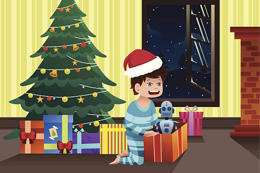 Ζεστά Χριστούγεννα με Άφθονα Δώρα Ταπετσαρία