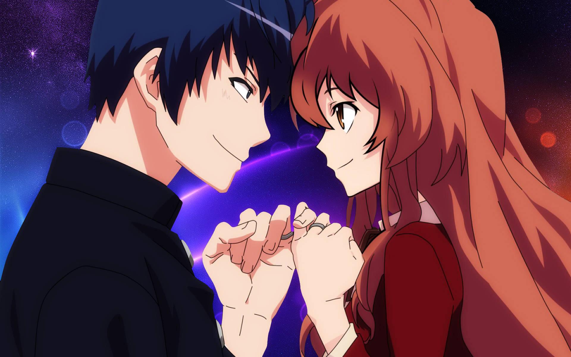 Ζευγάρι Anime Toradora Ταπετσαρία