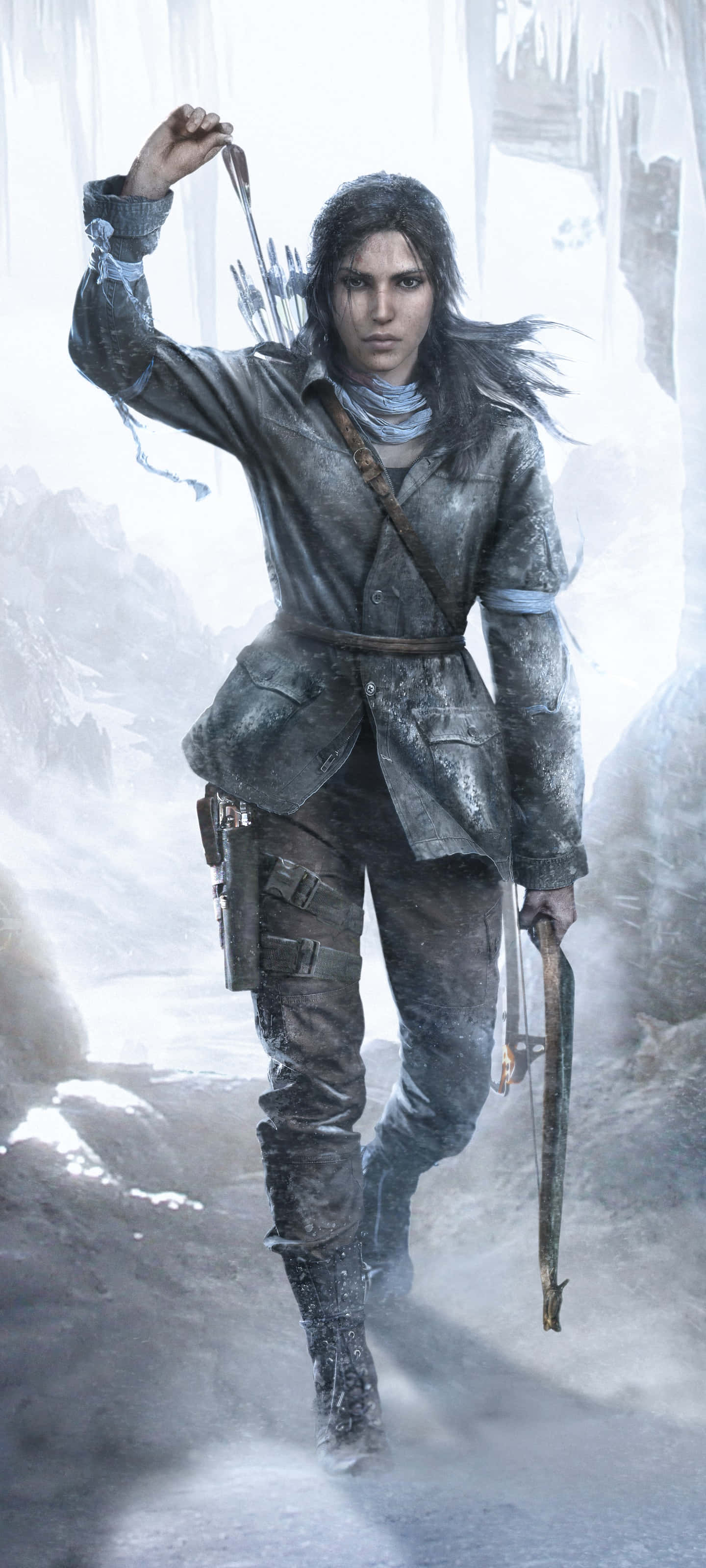 Η Lara Croft διασχίζει επικίνδυνες ζούγκλες αναζητώντας τα πιο αγνά λάφυρα στο iPhone 5s της Ταπετσαρία