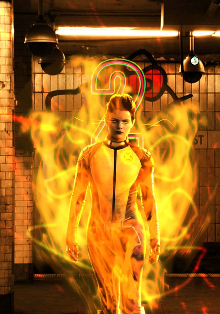 Η Negasonic Teenage Warhead σε δράση Ταπετσαρία