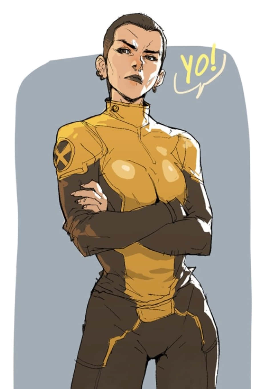 Η Negasonic Teenage Warhead σε δράση Ταπετσαρία