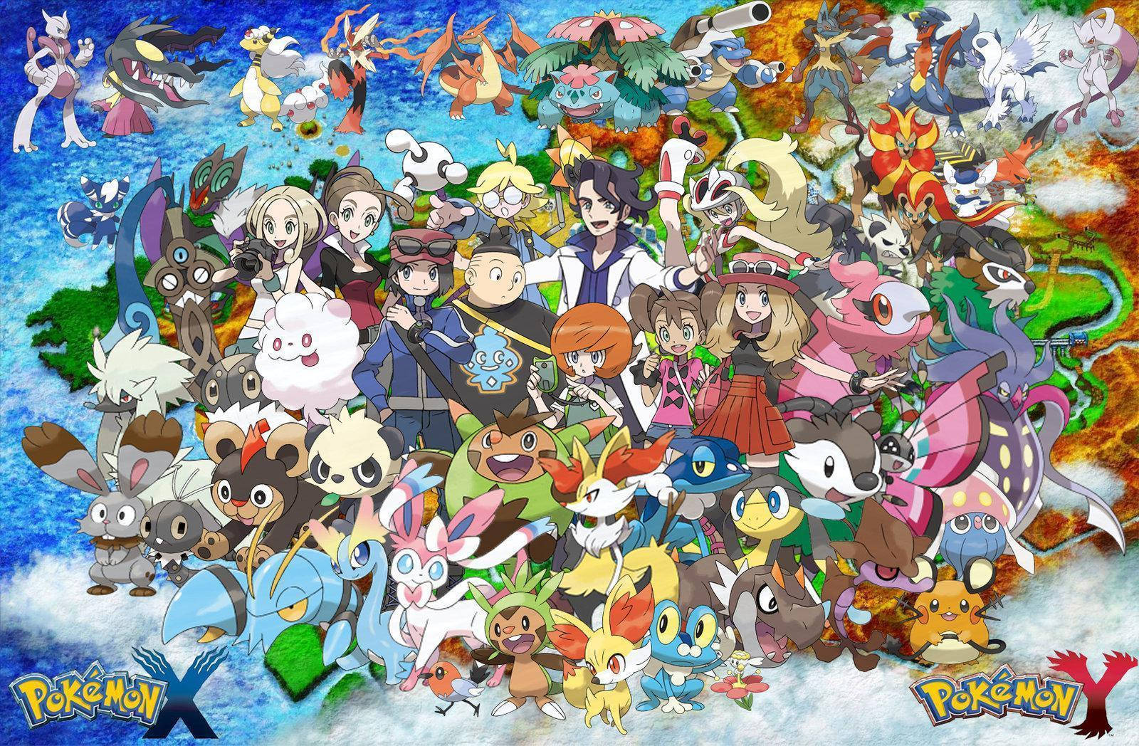 HD ταπετσαρία επιφάνειας εργασίας Pokémon Χαρακτήρες. — Pokemon Ταπετσαρία