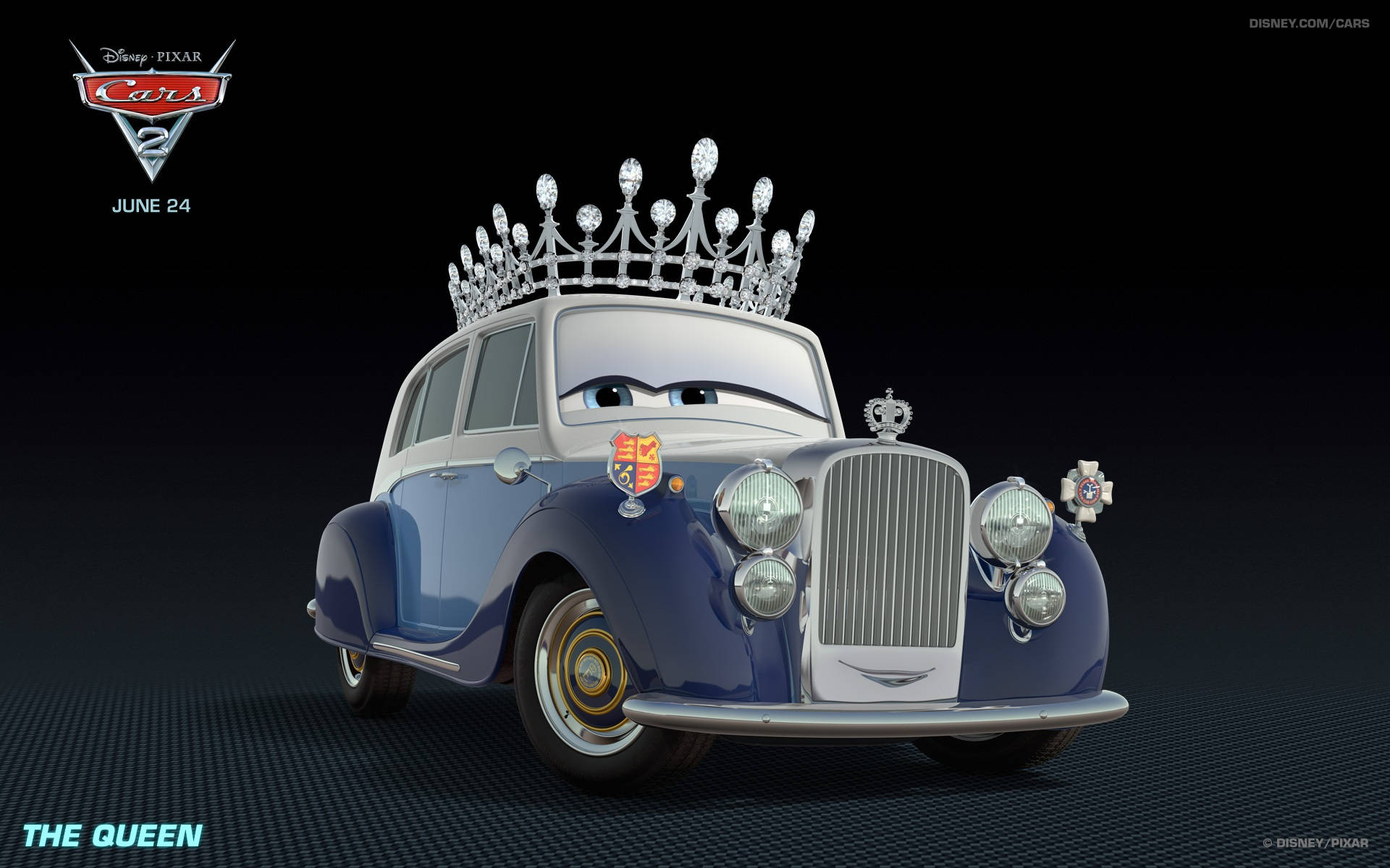 Η Βασίλισσα από το Cars 2 της Disney Pixar Ταπετσαρία
