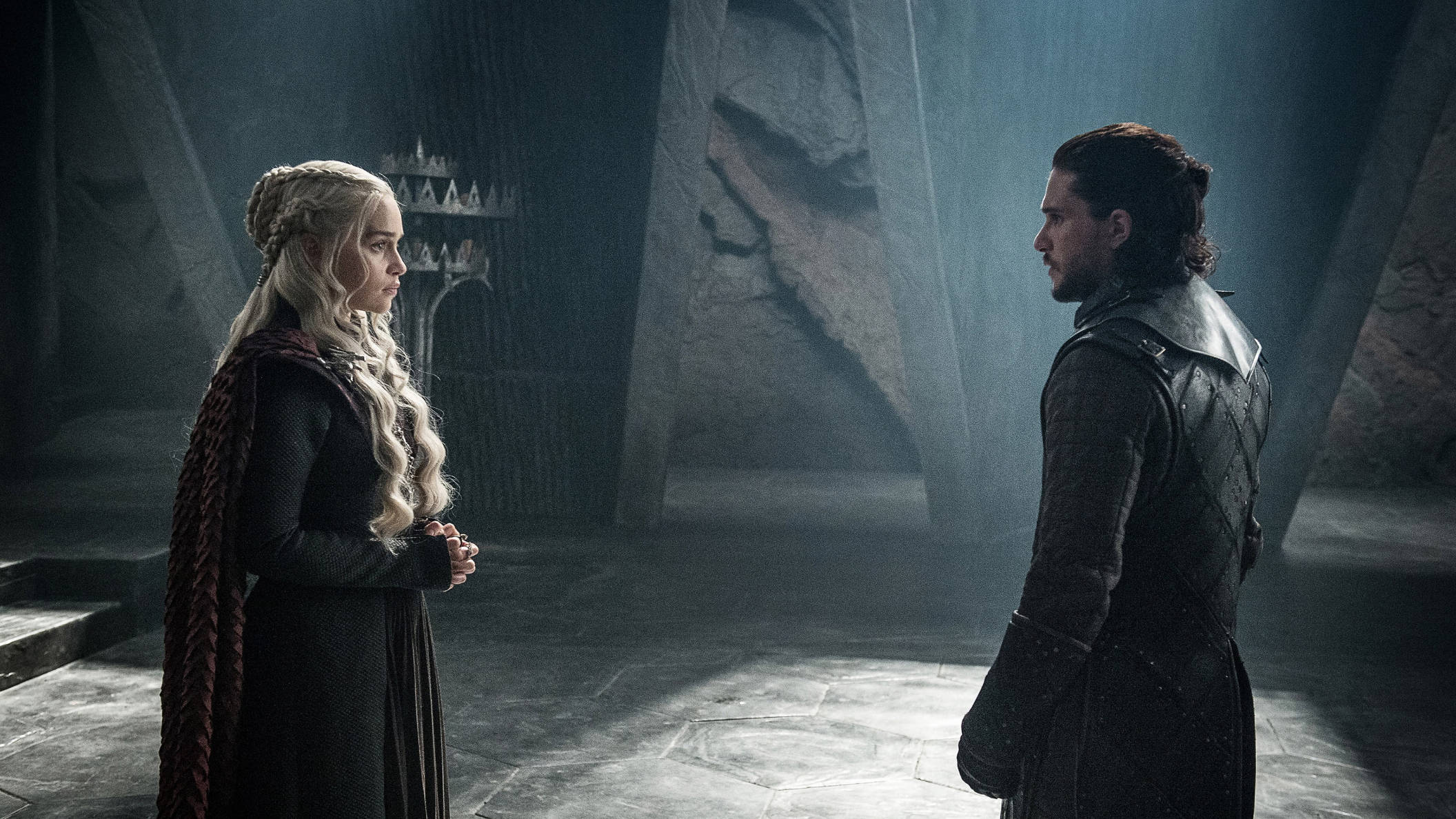 Η Νταινέρυς κοιτάζει τον Τζον Σνόου Game of Thrones Ταπετσαρία