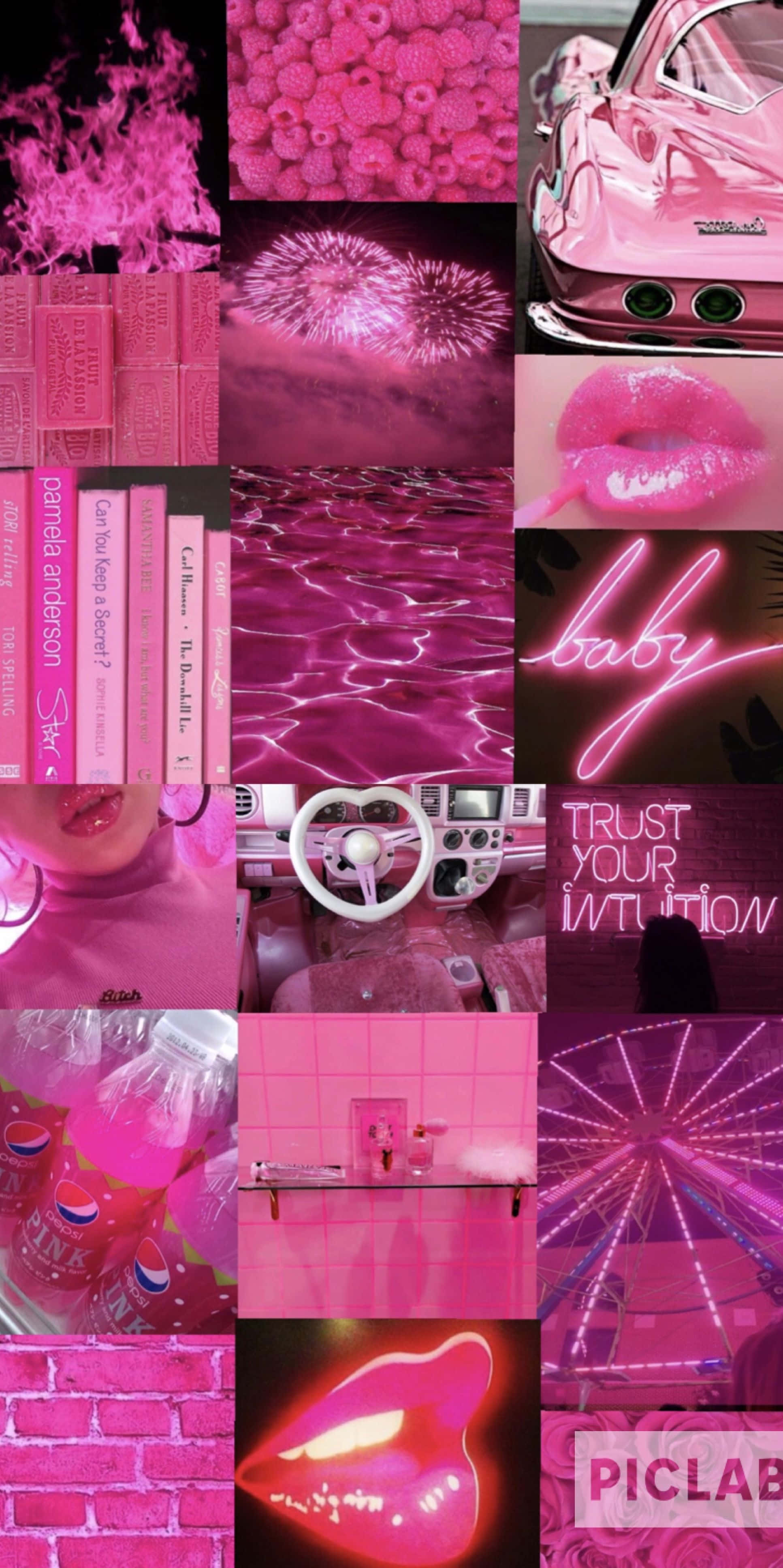 «Η ομορφιά του Aesthetic Pink είναι απλά απαράμιλλη.» Ταπετσαρία