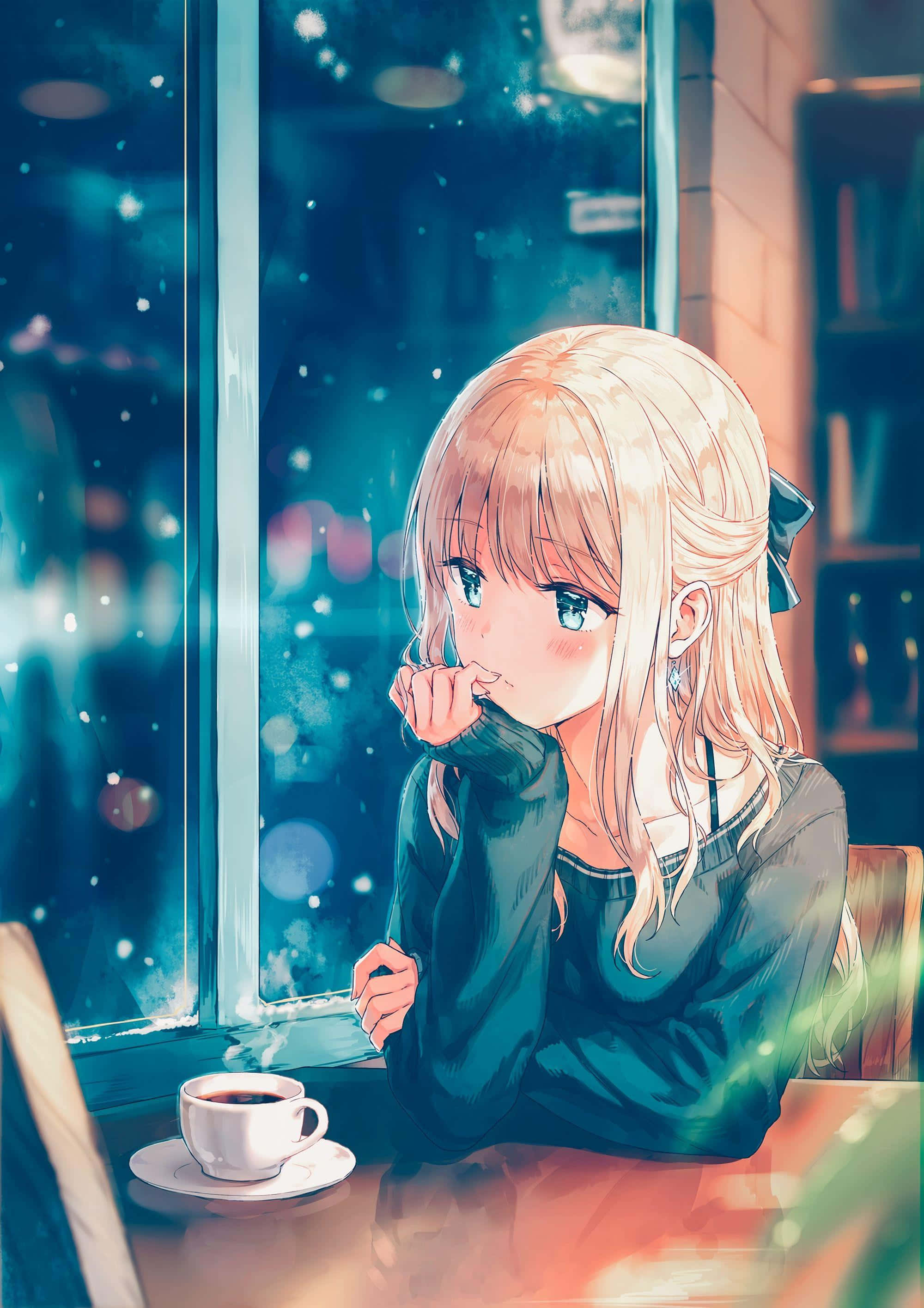 Η πιο χαριτωμένη anime κοπέλα Ταπετσαρία